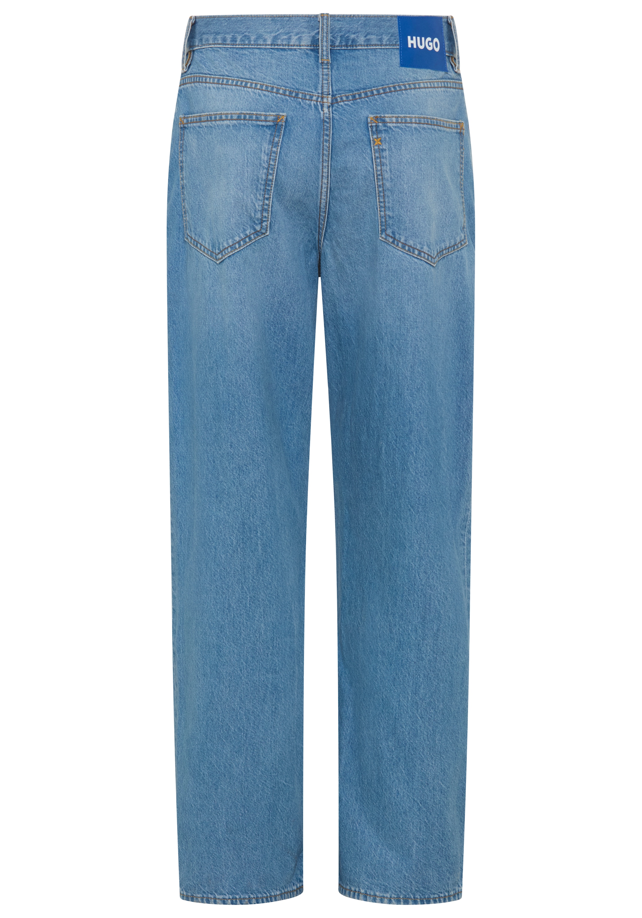 HUGO Jeans à 5 poches »Nate« Baggy Fit, stone washed