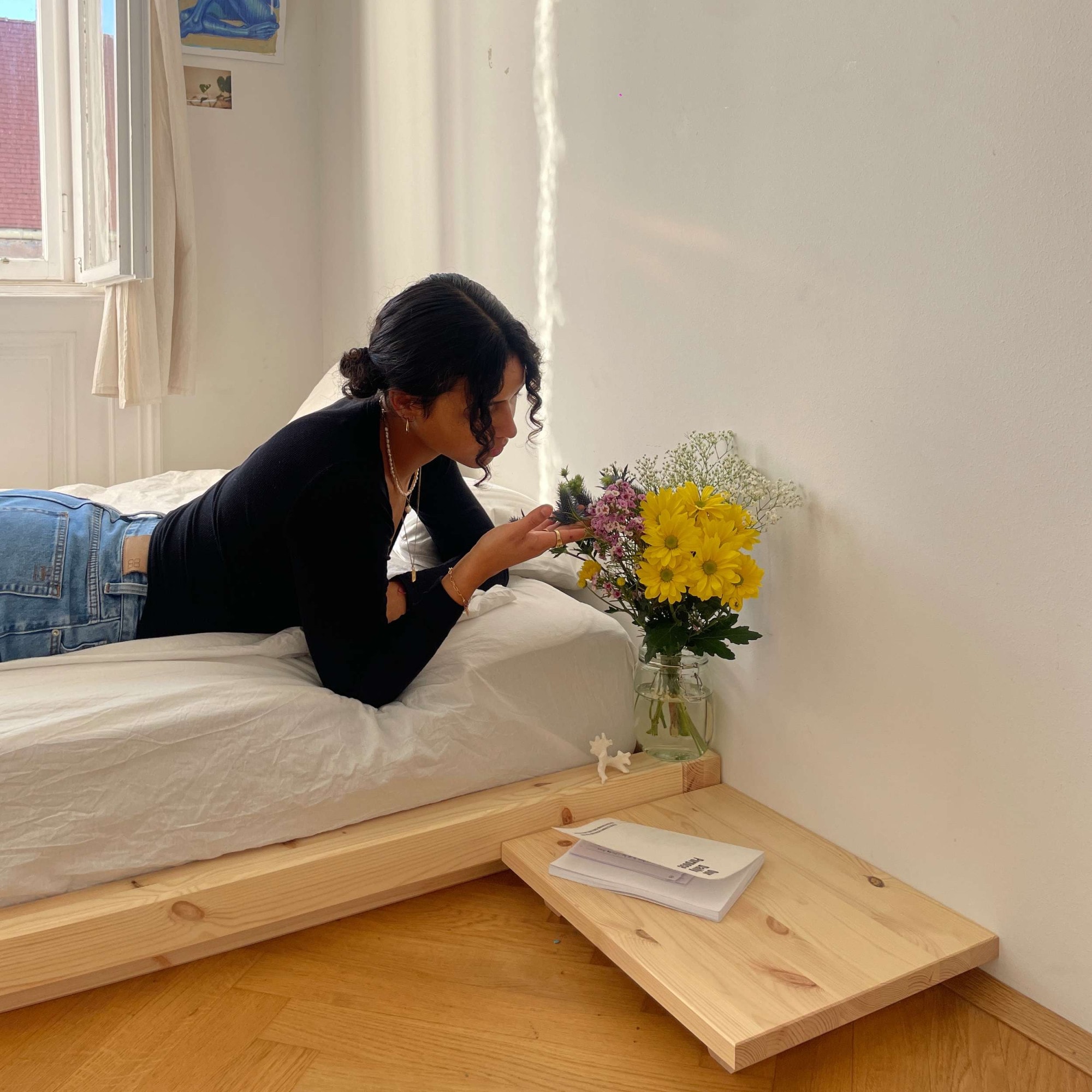 Karup Design Sommier »FSC® Massivholz Futonbett, excl. Matratze, mit Lattenrost« Minimalistisches Design, ein zeitloser Klassiker für moderne Räume