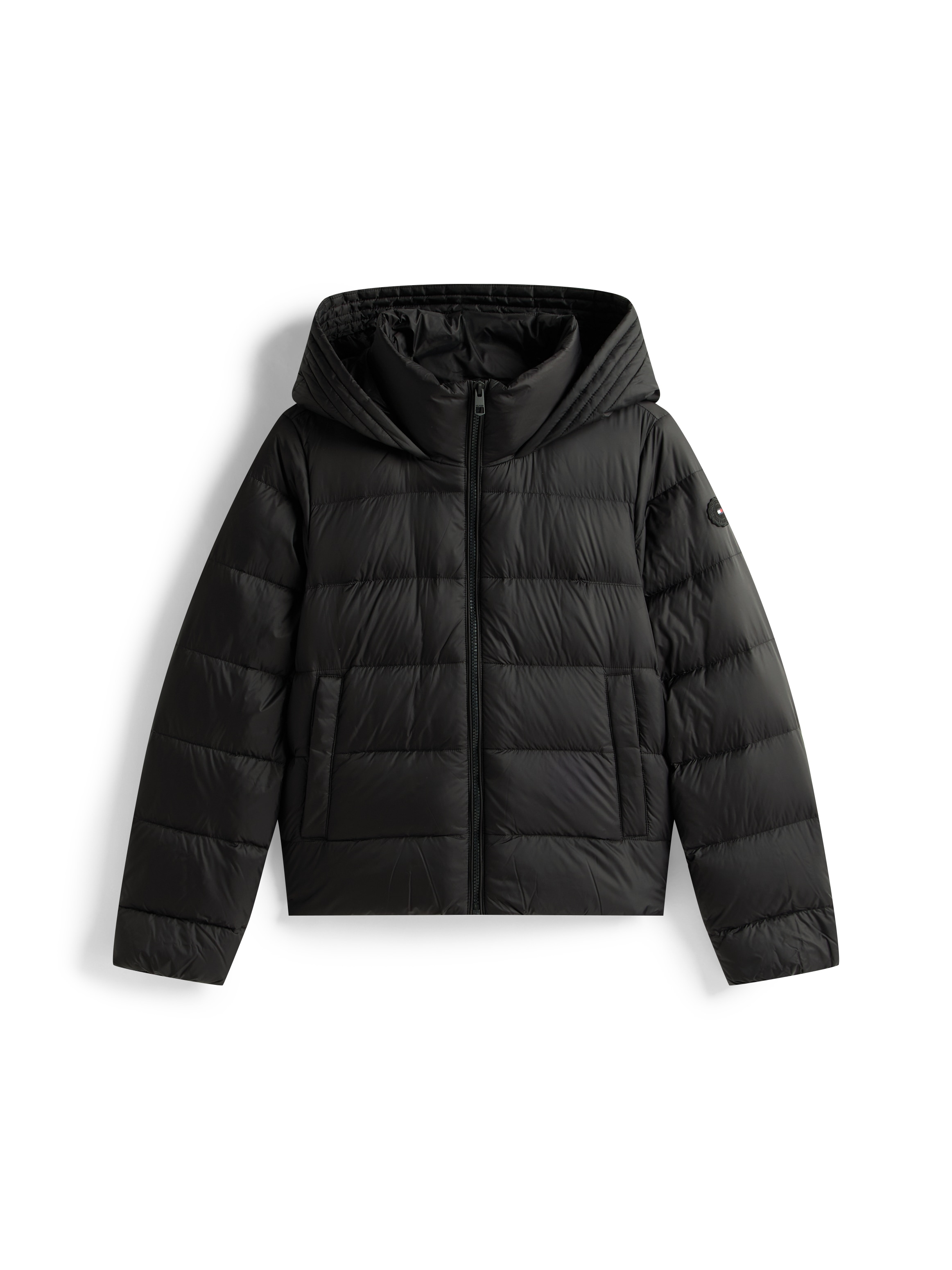 Tommy Hilfiger Veste matelassée »LW DOWN CASUAL JACKET« mit Kapuze mit Logoprägung