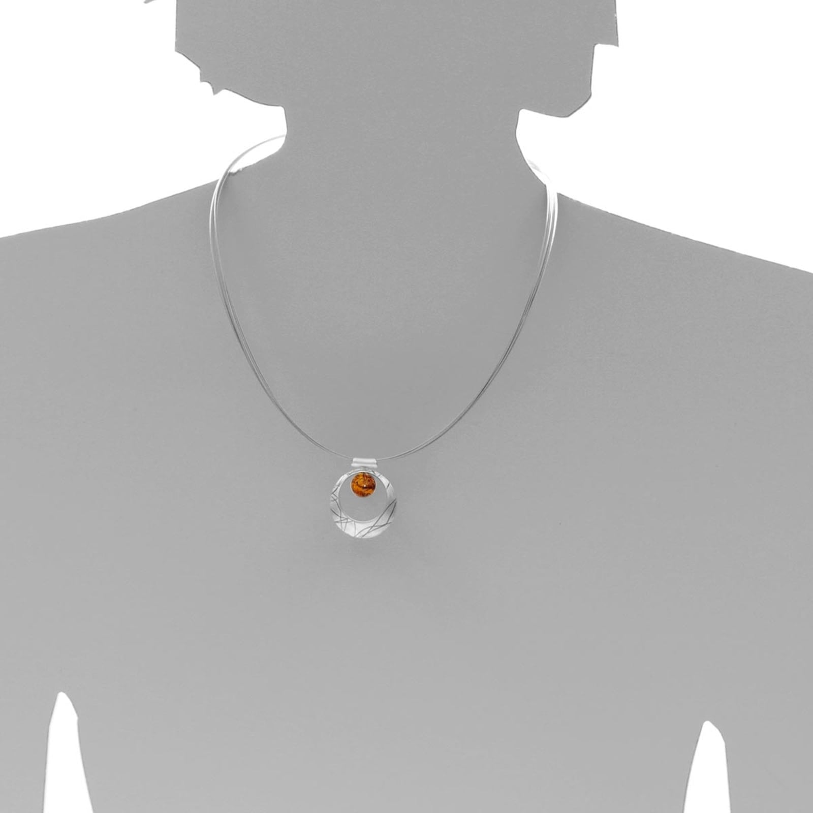 OSTSEE-SCHMUCK Collier »Ostsee-Schmuck Halsreif mit Anhänger Rabia-Sarah Vicenca«