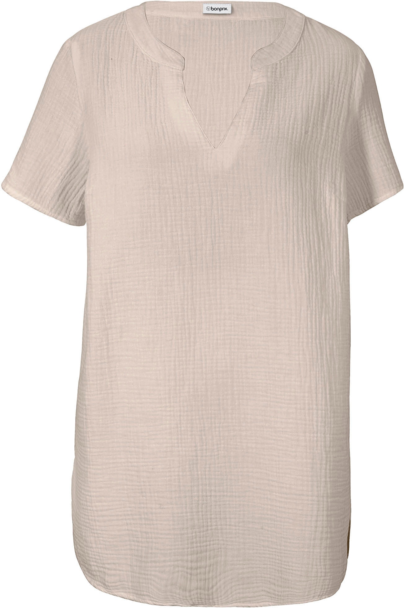 bonprix Tunique longue für entspannten Look, Regular Fit, Kurzarm-Design