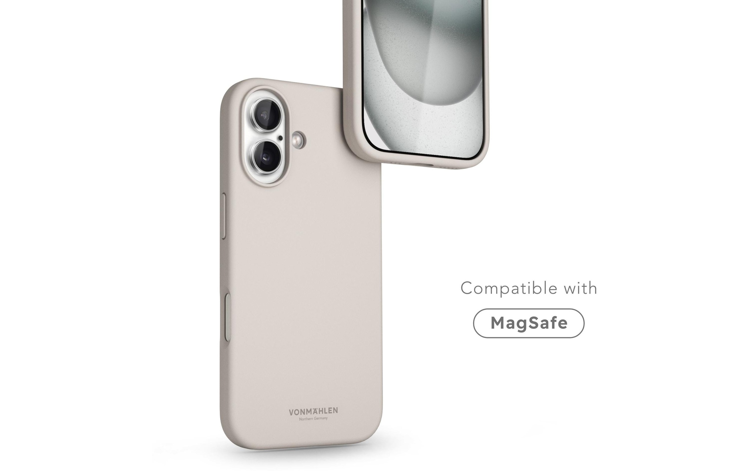 VONMÄHLEN Backcover »Soft Silicone iPhone 16« iPhone 16