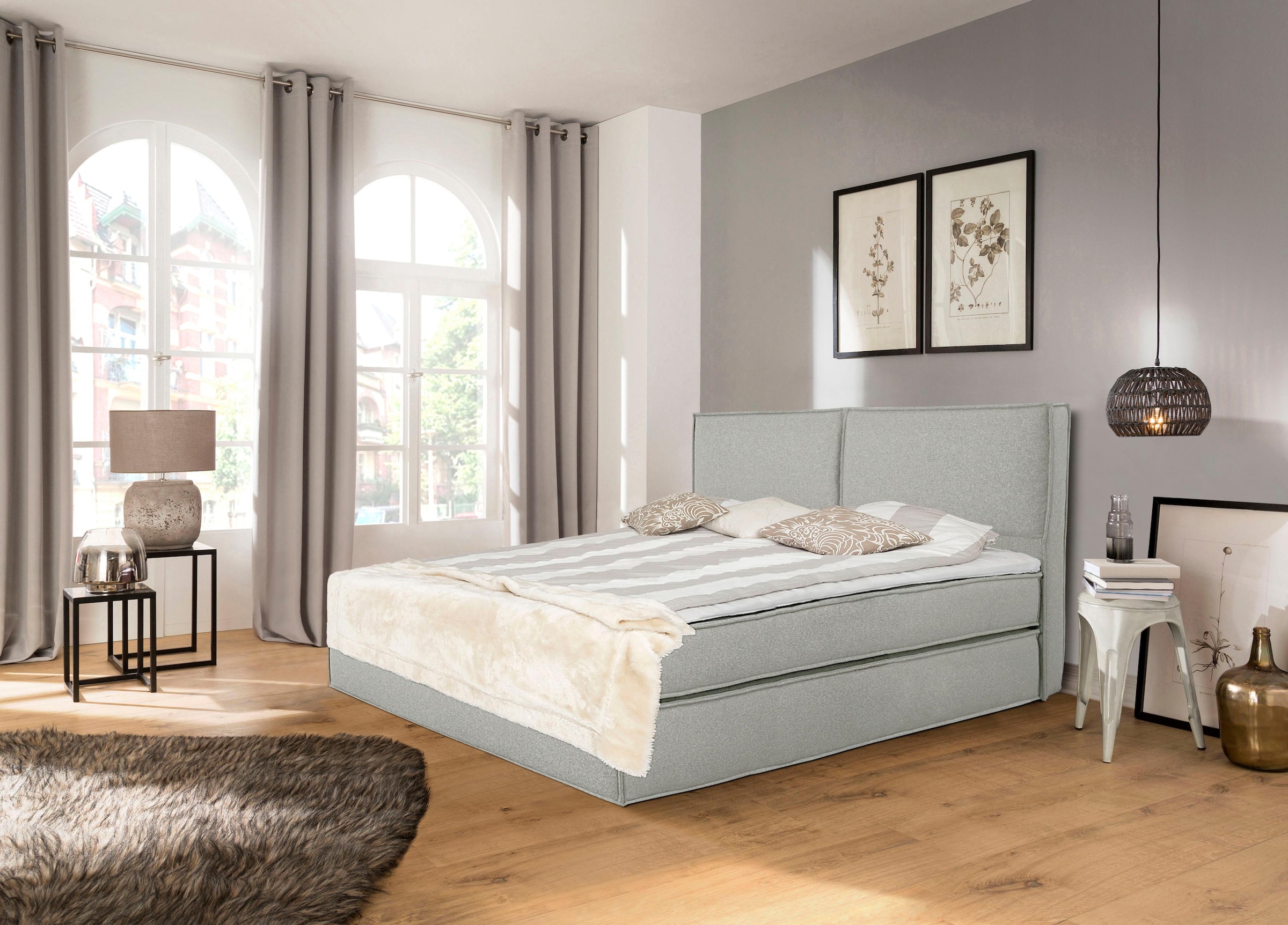 PLACES OF STYLE Lit boxspring »Lorena«