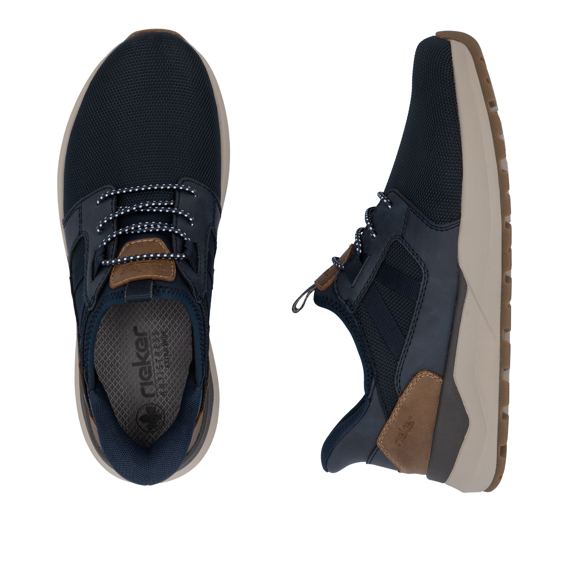 Rieker Baskets slip-on »Ready2GO«  chaussure à enfiler, chaussure basse, sneaker de loisirs avec élastique pour un bon maintien