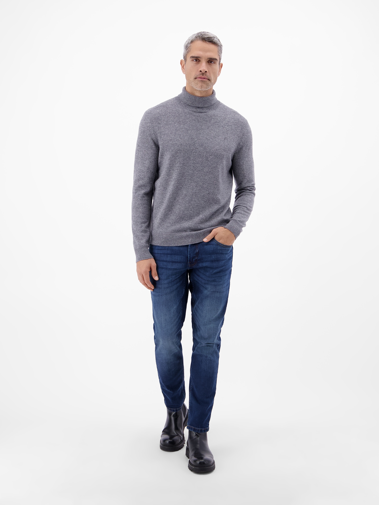 LERROS Jeans slim »CONLIN 5-Pocket Stretch-Denim, SLIM FIT, unifarben«