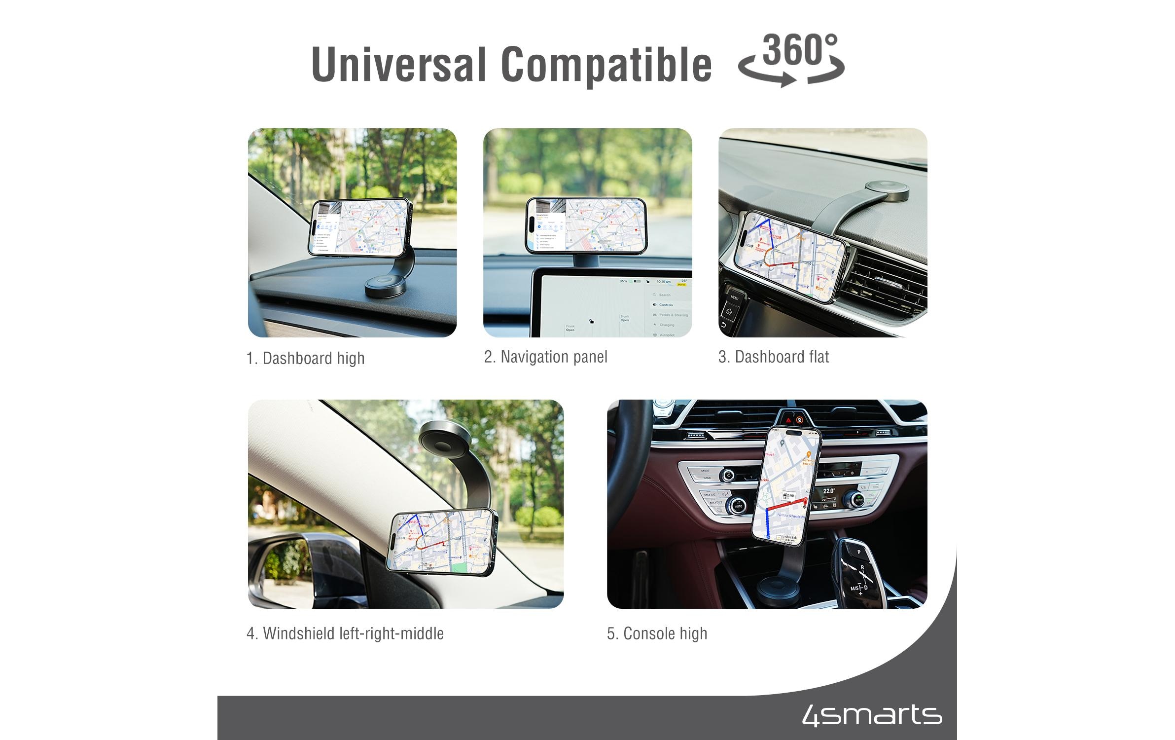 4smarts Support »Qi2 Kfz Schwarz«