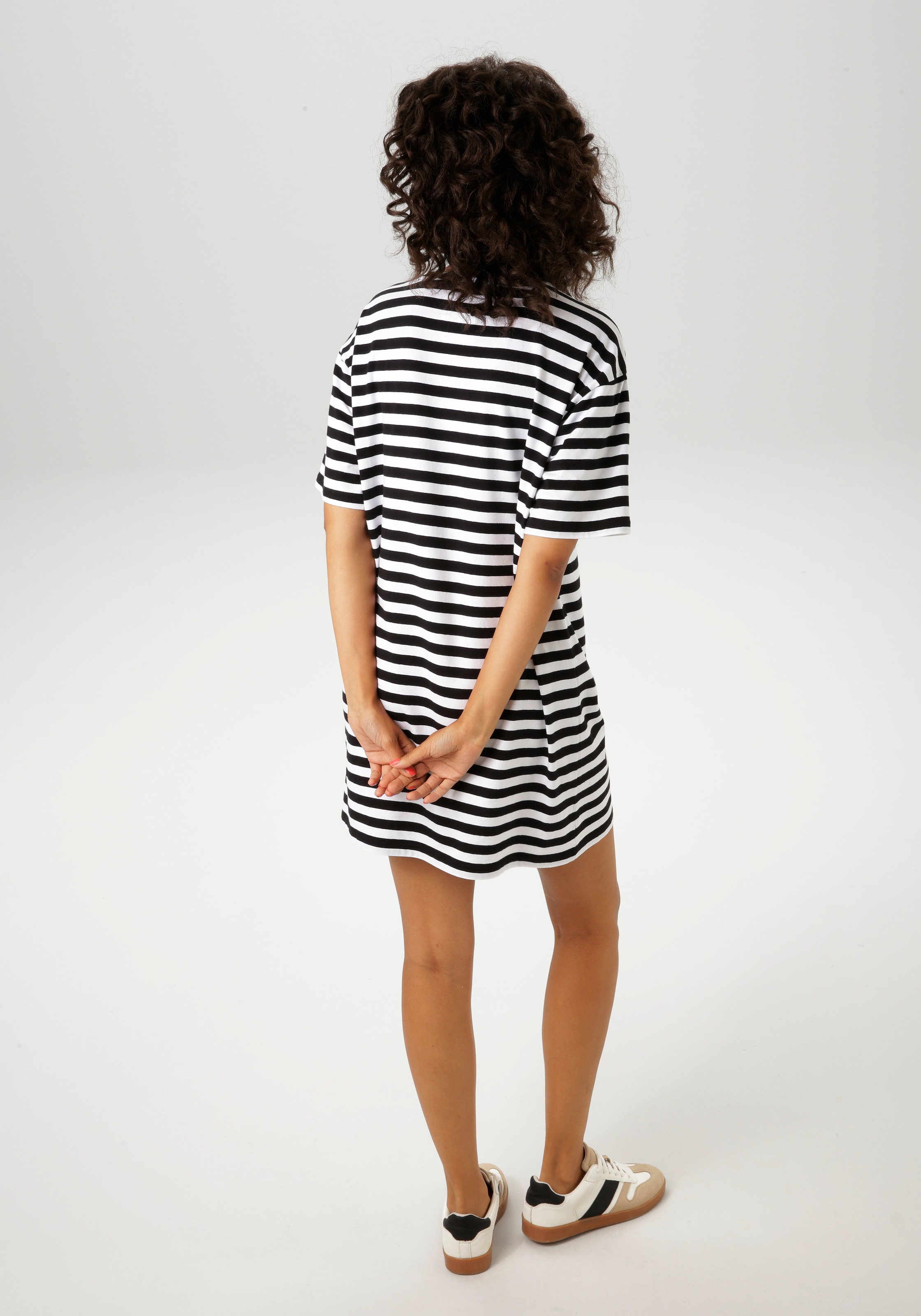 Aniston CASUAL Sommerkleid im Streifen-Dessin