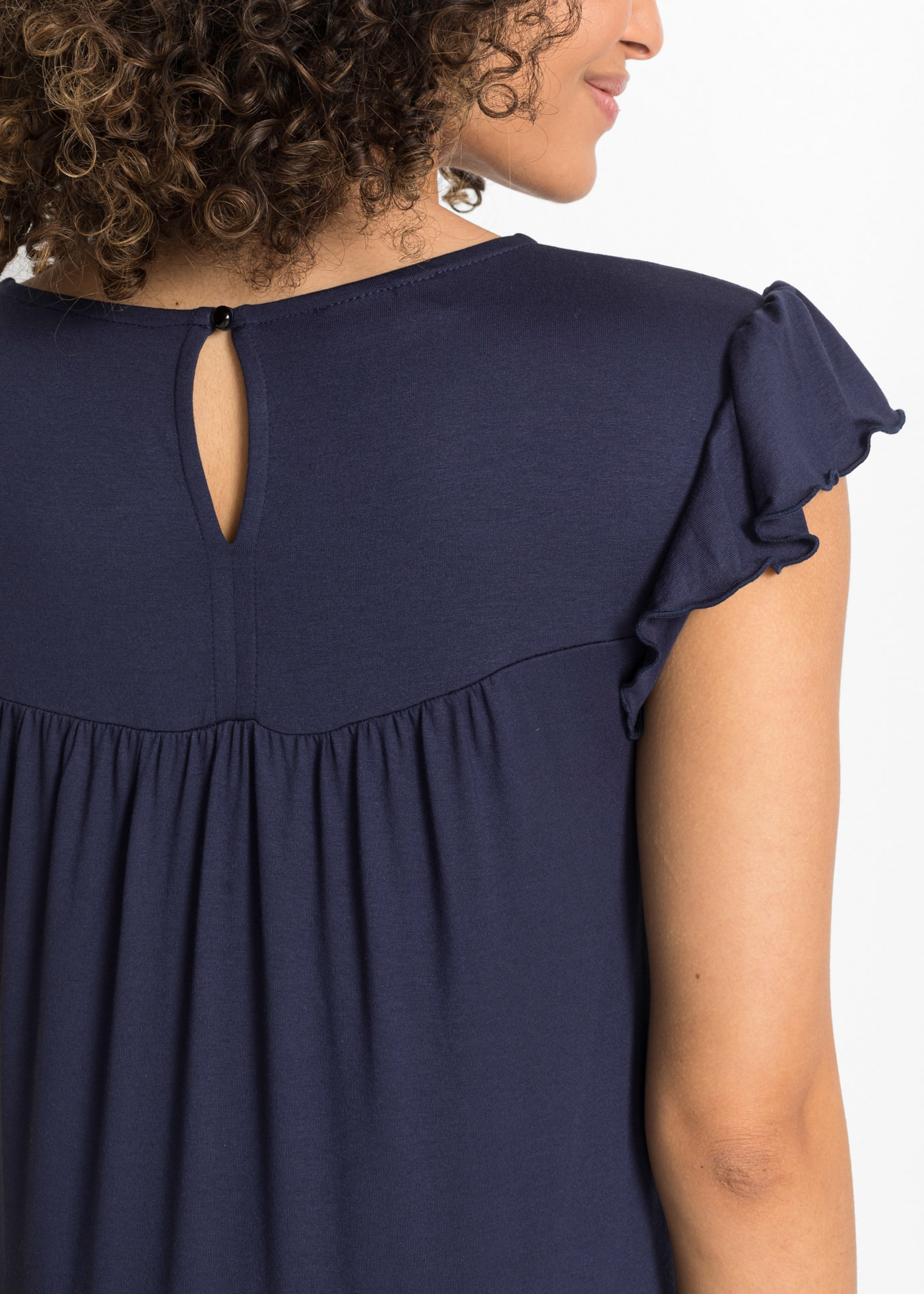 bonprix Robe midi Midikleid aus Viskose