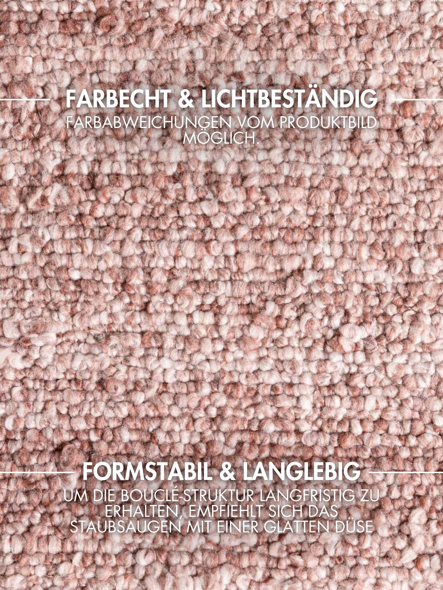 Ted Baker Teppich »Soft Bouclé Portobello , auch als Läufer« rechteckig 10 mm Höhe Woll-Optik, Bouclé Meliert, Wohnzimmer, Esszimmer, Schlafzimmer, Flur