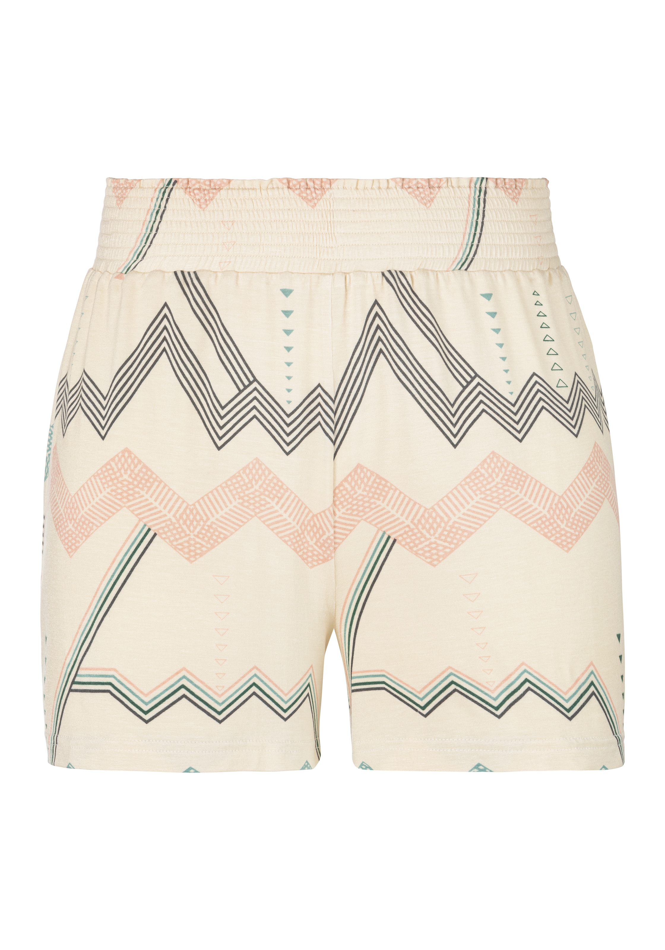 LASCANA Shorts de pyjama  avec motif graphique en zigzag