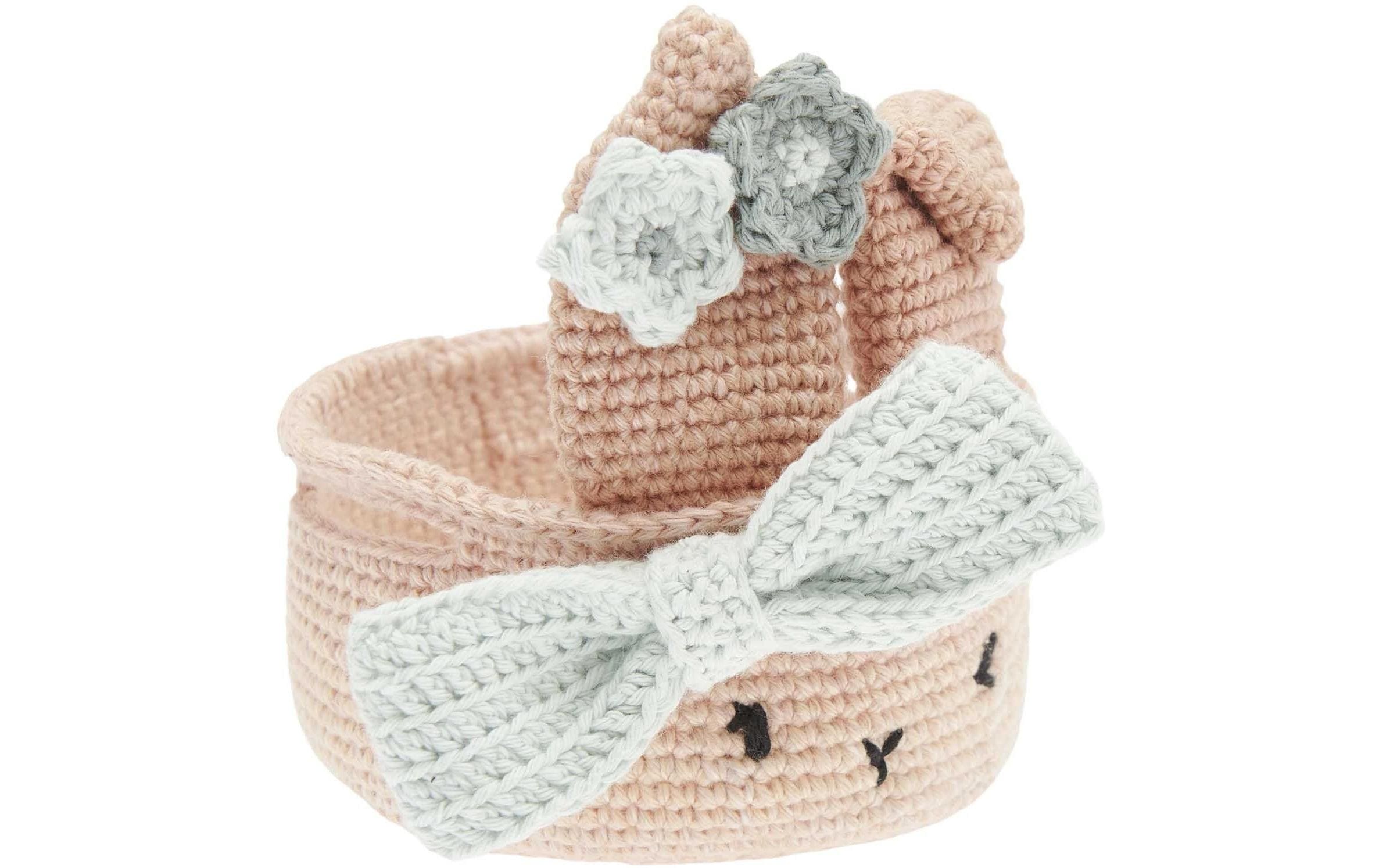 Rico-Design Verlag Set créatif »Häkeln Ricorumi Osterkörbchen, Beige«