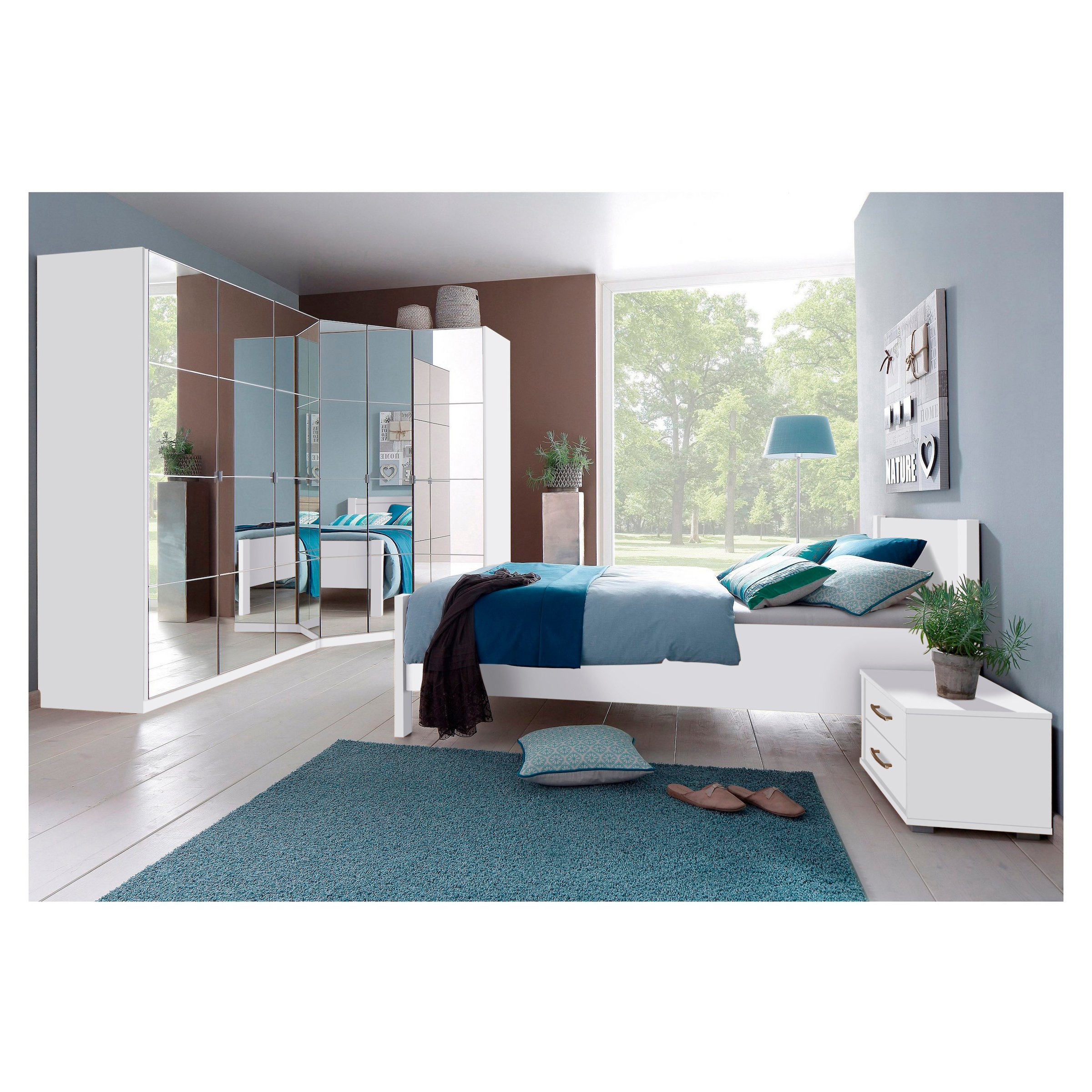 priess Armoires à vêtements »Malaga« mit Spiegelfront