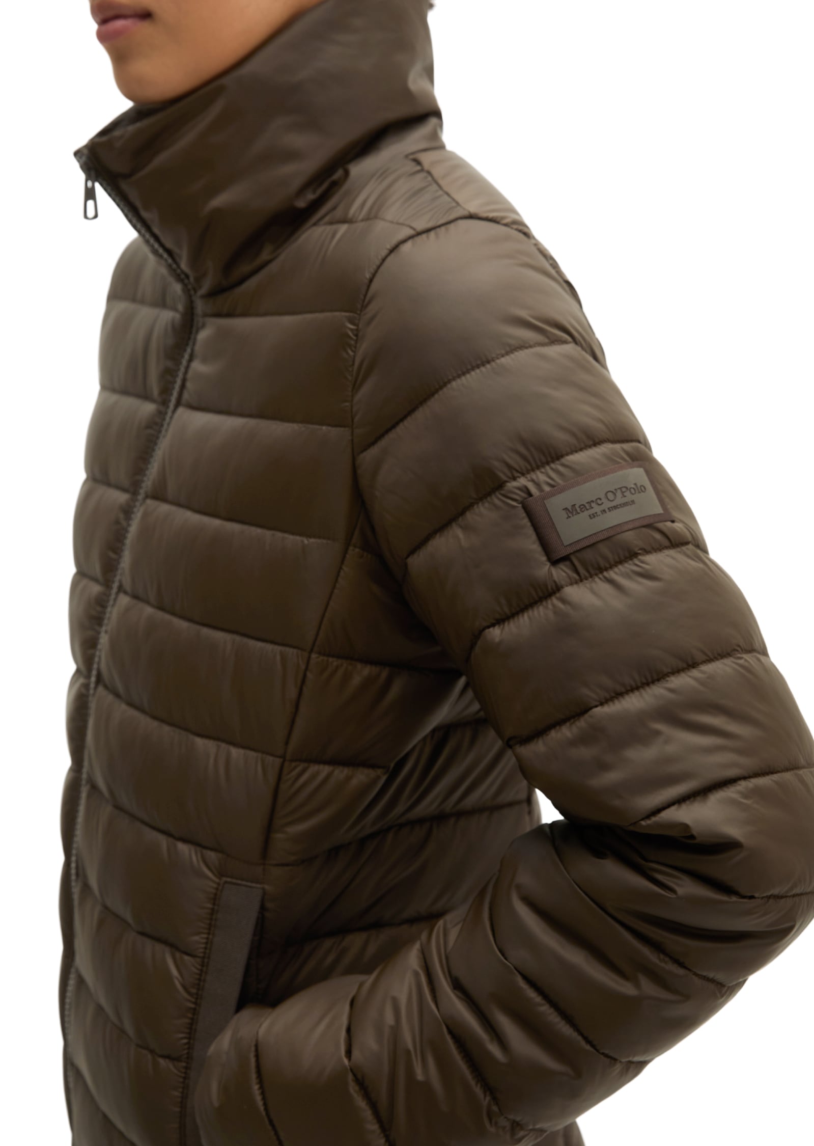 Marc O'Polo Steppjacke fitted mit recycelten Materialien, leicht