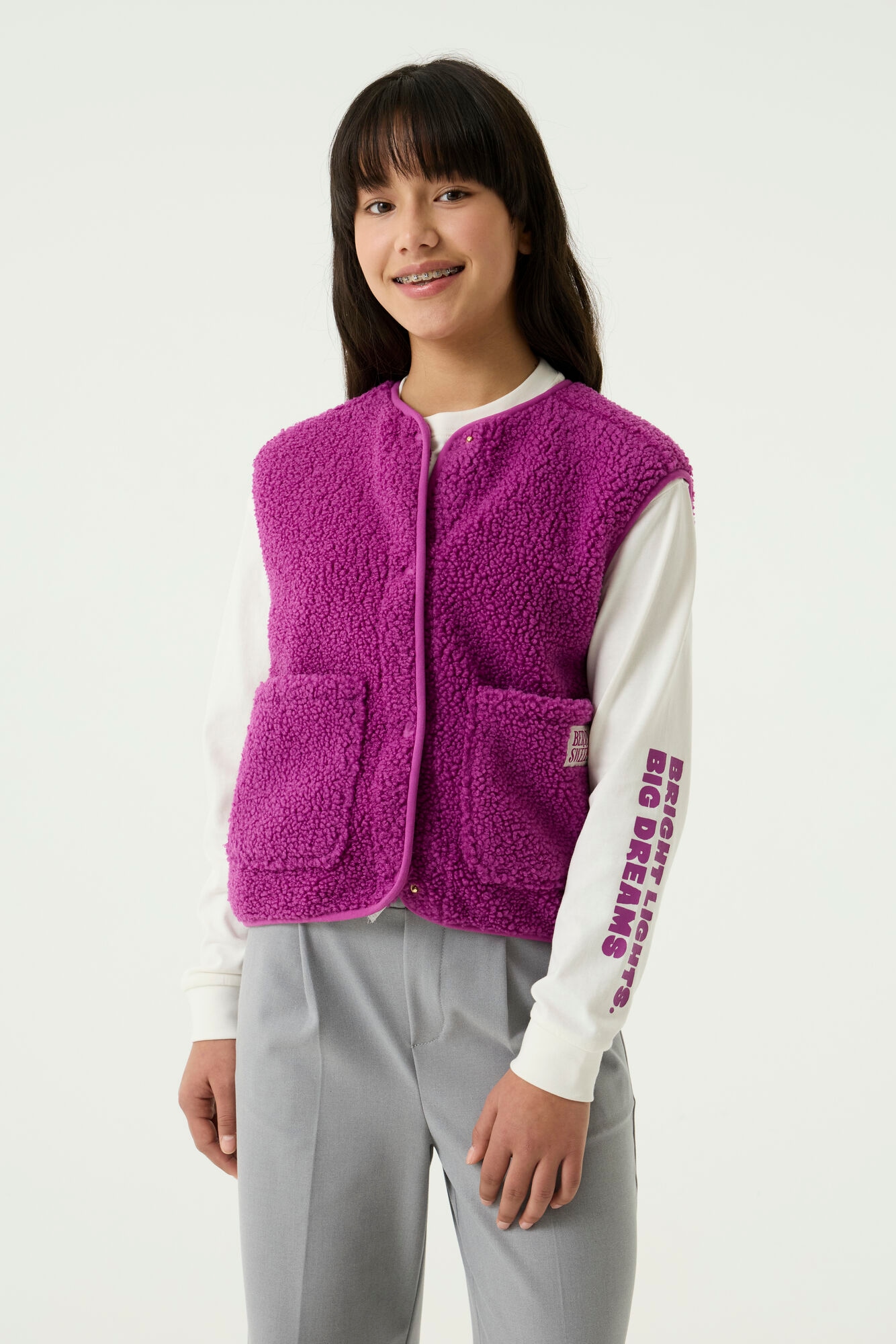 Garcia Gilet tricoté avec broderie