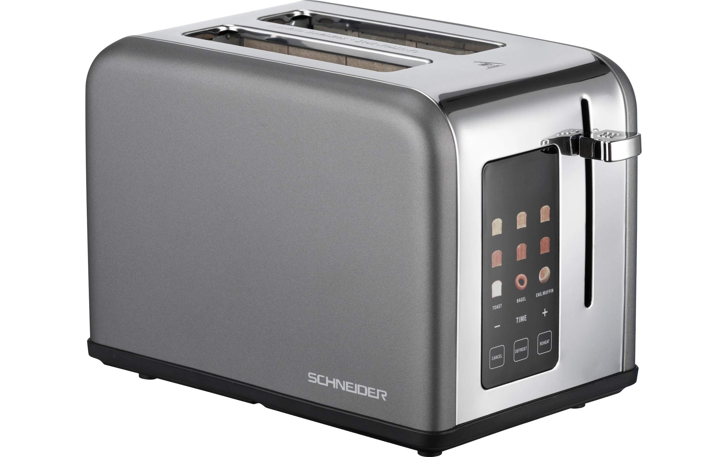 Schneider Grille-pain »SCH-TST-6112D« für 2 disques 815 W grille-pain compact 2 tranches avec 9 fonctions et 815 W