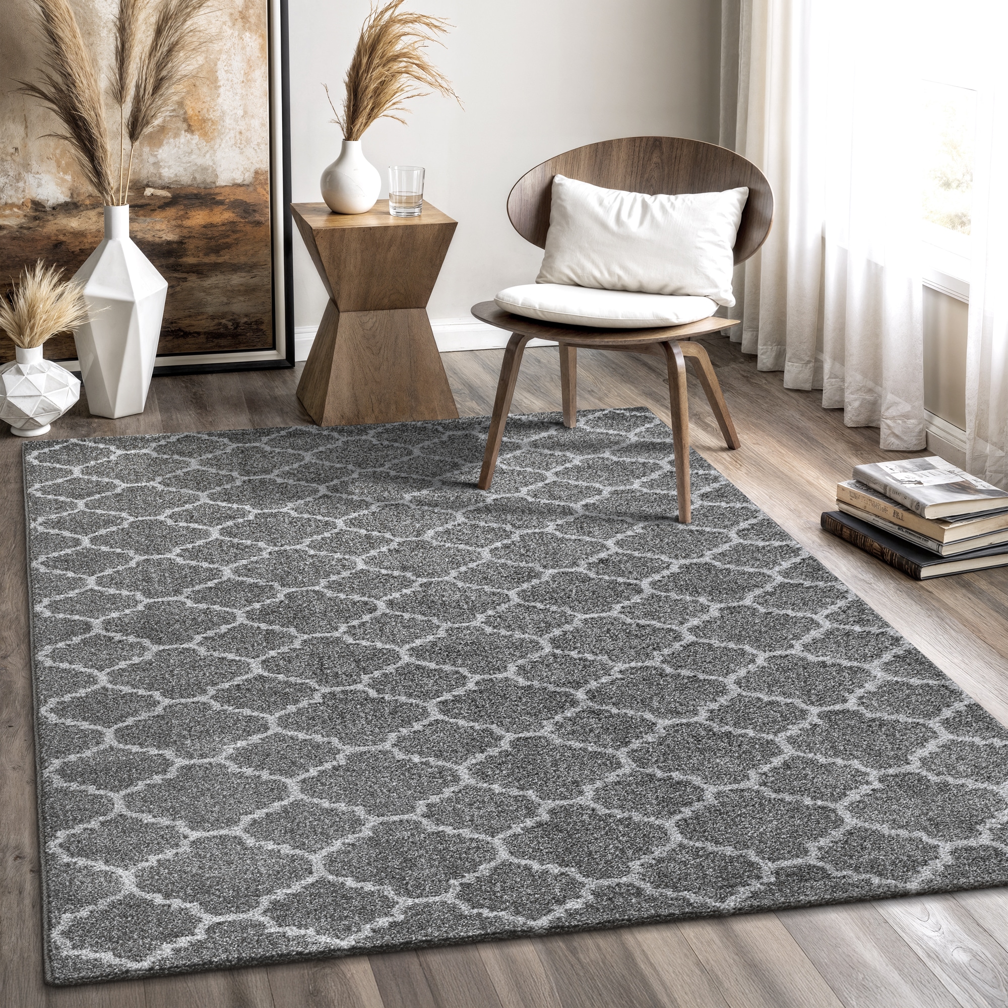 Sanat Teppich »Boho 8202  , auch als Läufer und in Rund« rechteckig 10 mm Höhe Kurzflor, robust, Boho, Scandic, für Fussbodenheizung geeignet