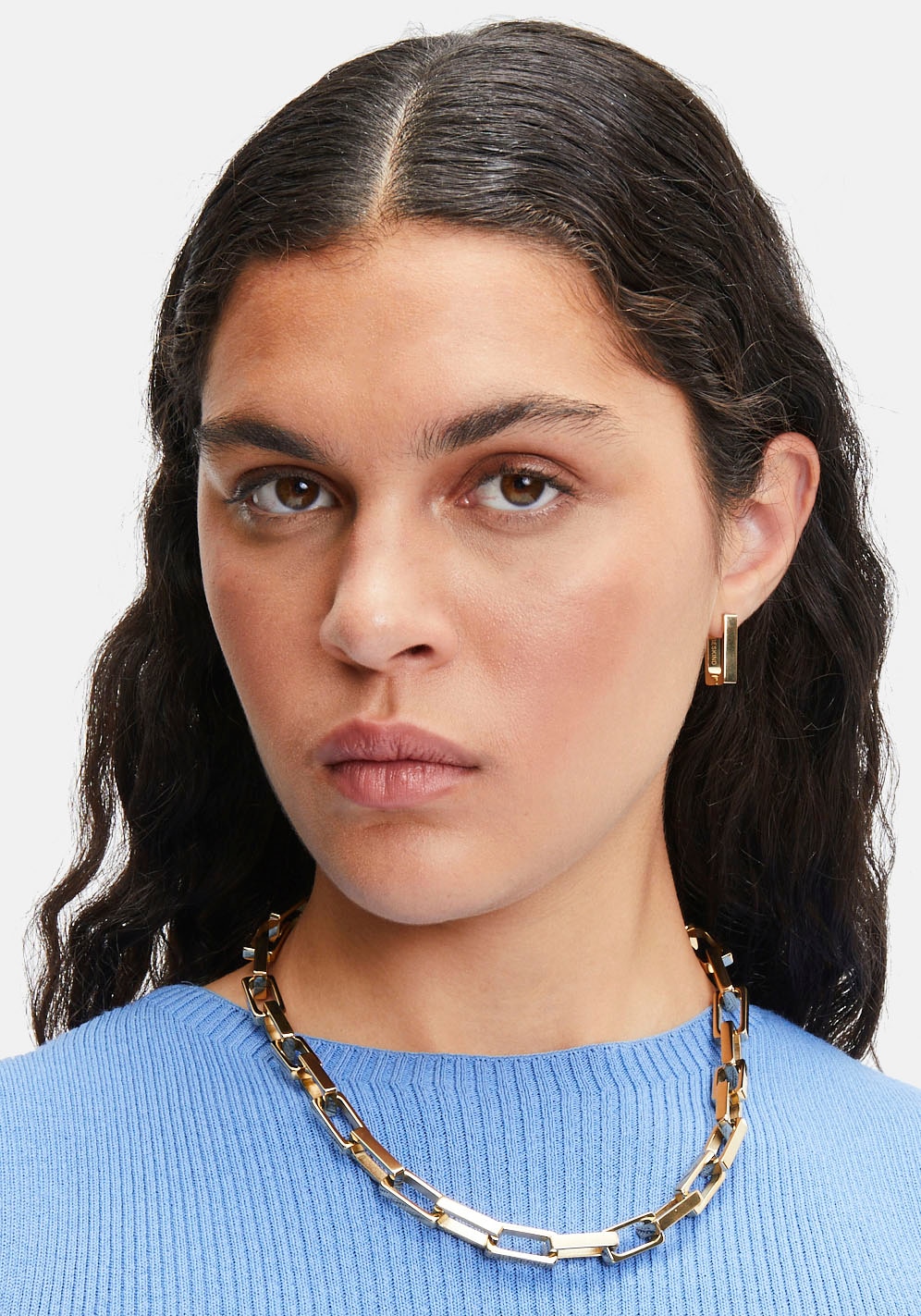 Liebeskind Berlin Chaîne à maillons »Schmuck Geschenk Edelstahl Halskette Big Link«