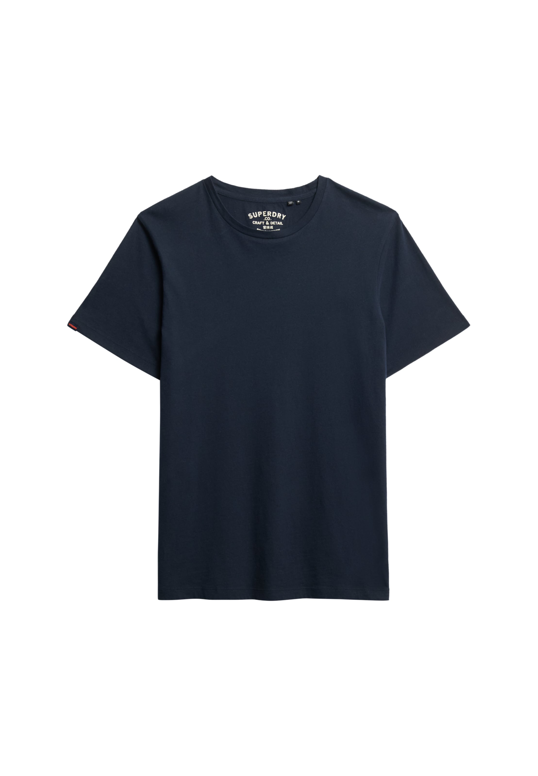 Superdry Rundhalsshirt »CLASSIC ESSENTIAL TEE« Relaxed Fit, aus Baumwolle und Single Jersey, mit Rundhalsausschnitt