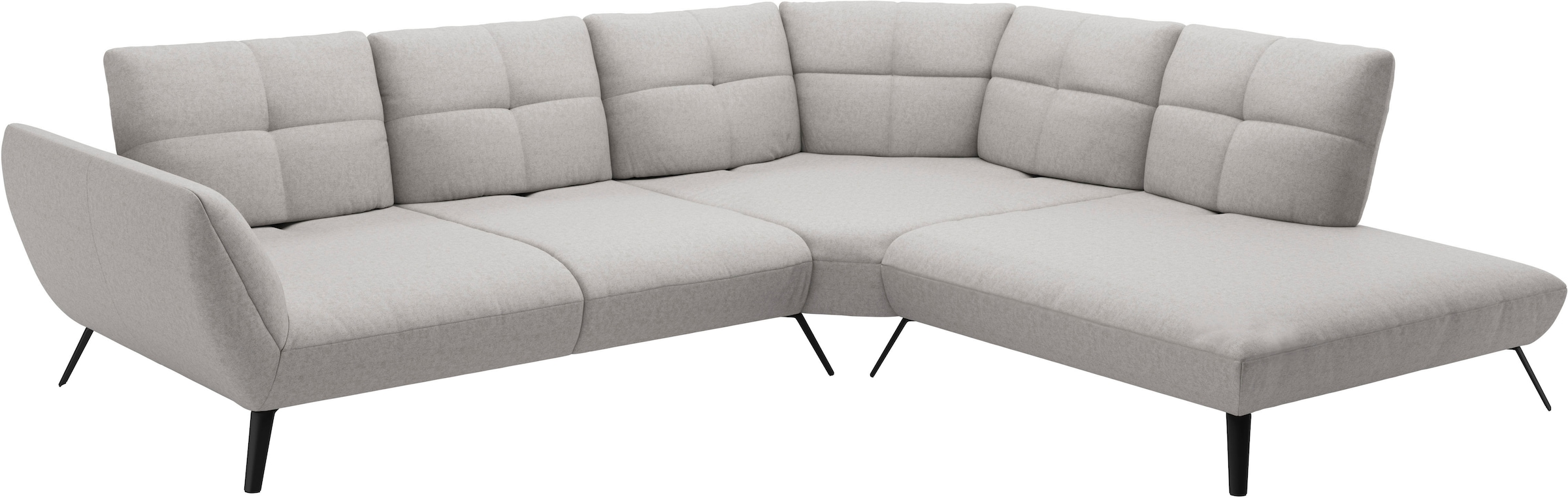 PLACES OF STYLE Ecksofa »Mikado L-Form« inkl. Sitztiefenverstellung und Armteilverstellung