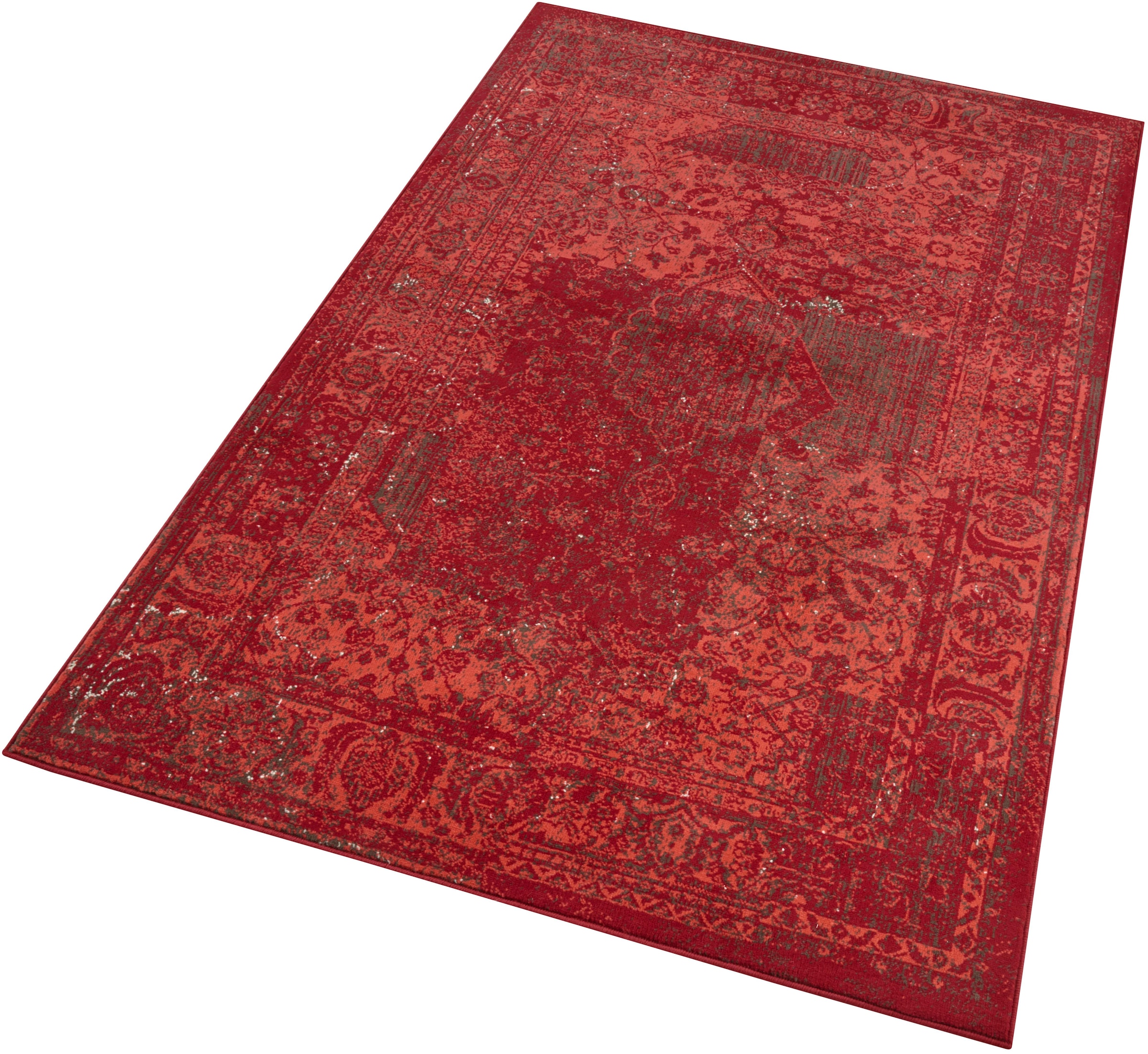HANSE Home Tapis »Plume« Rectangulaire 9 mm Höhe Kurzflor, Used-Look, Teppich, Vintage, Esszimmer, Wohnzimmer, Flur