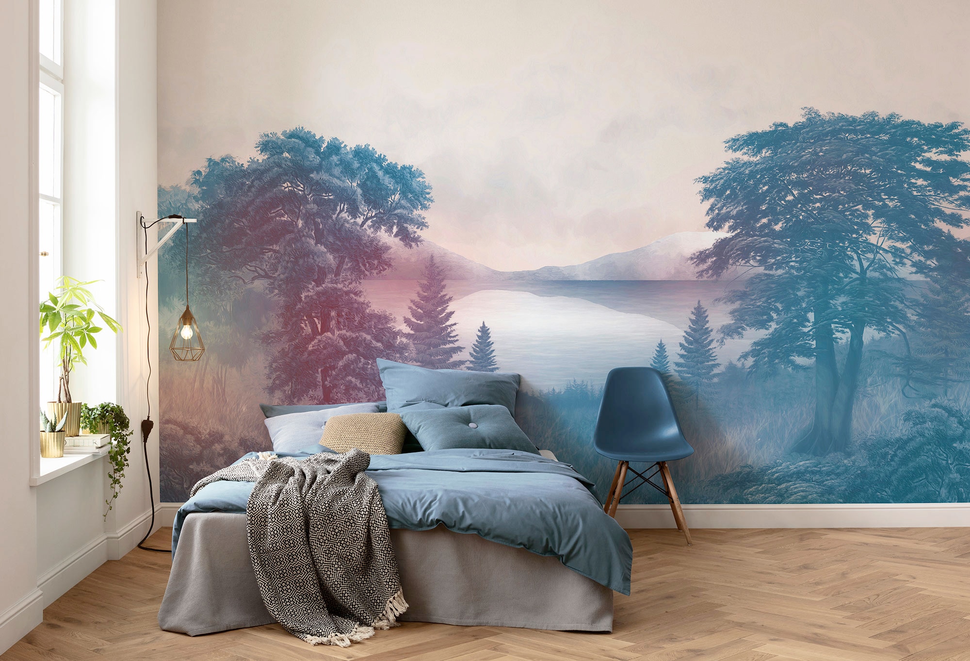 Komar Papier peint intissé »Digitaldruck Vlies -  Forestland - Grösse 400 x 250 cm« imprimé Wohnzimmer, Schlafzimmer