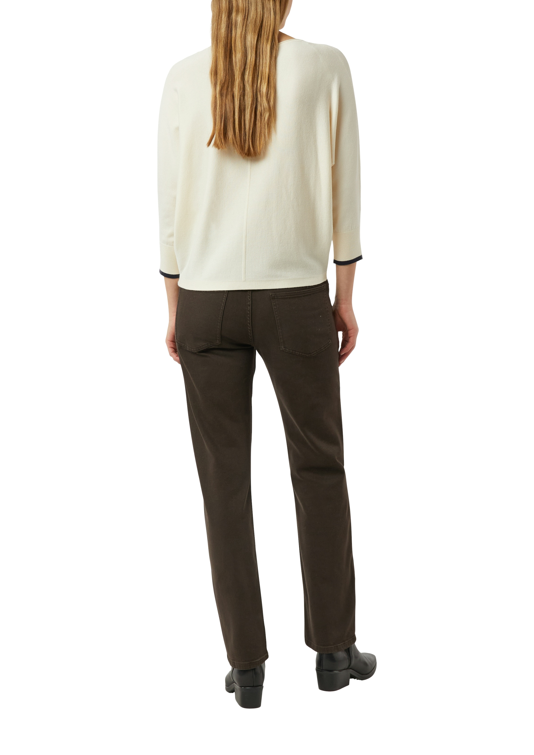 Comma Pull en tricot mit V-Ausschnitt