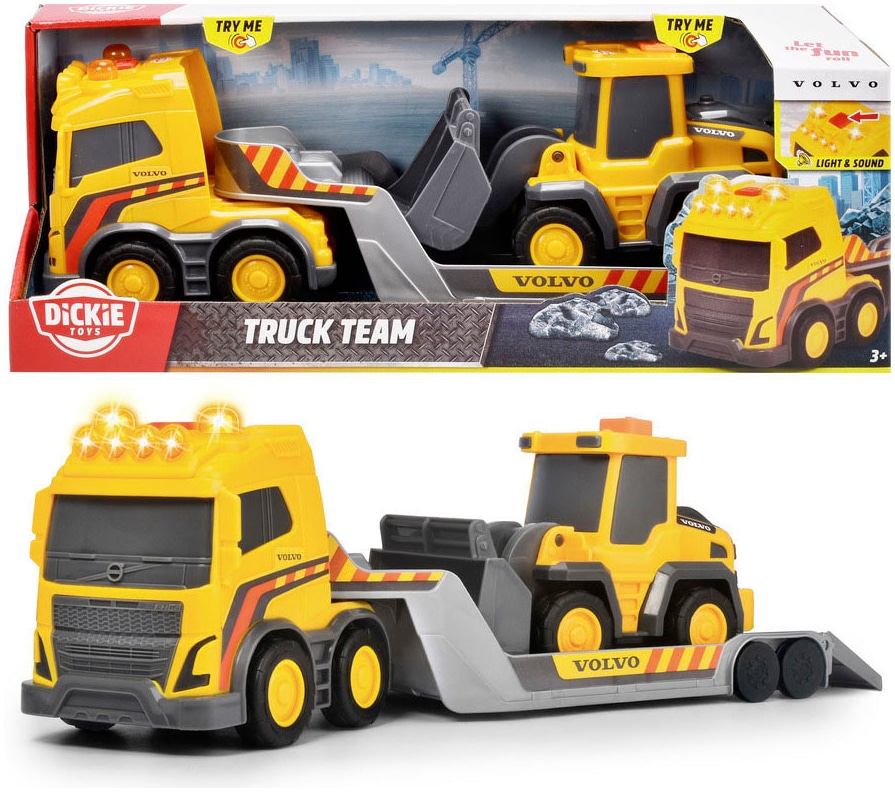 Dickie Toys Jouet de construction »Volvo Truck Team« mit Licht und Sound