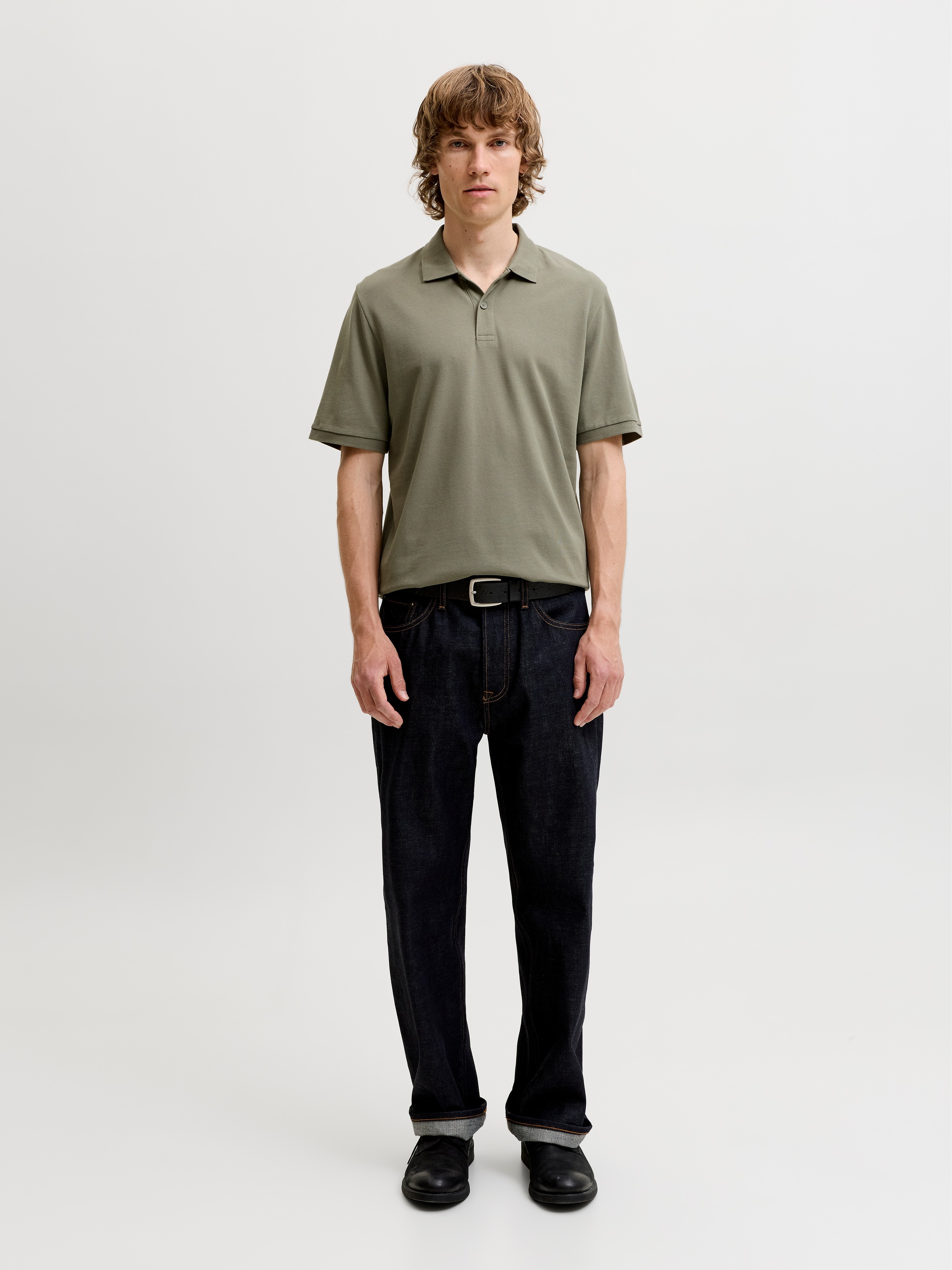 Jack & Jones Polo »JJKANE POLO SS 2PK MP« Paquet, 2 mélange coton, coupe régulière