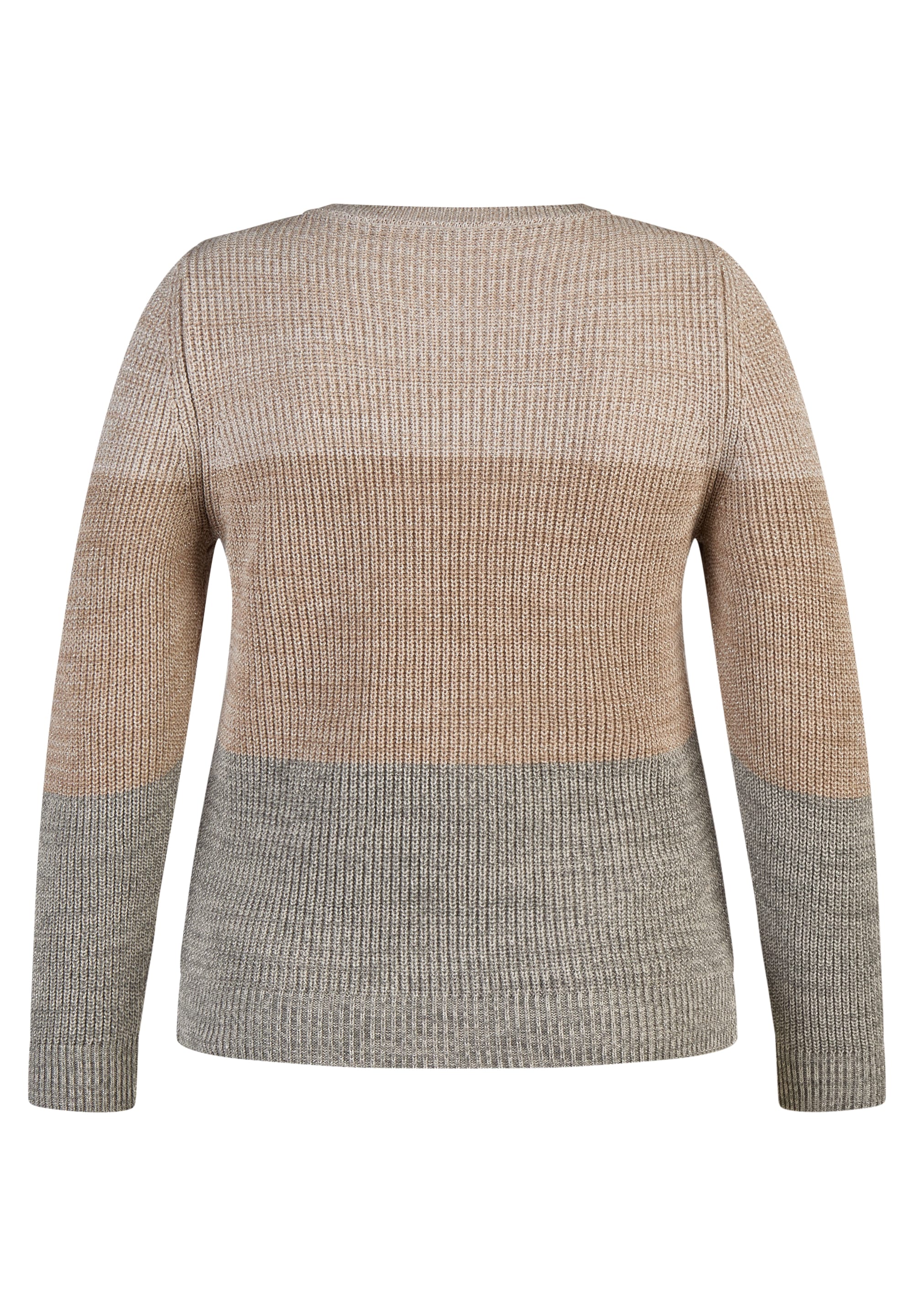 Rabe Rundhalspullover mit intarsien Muster