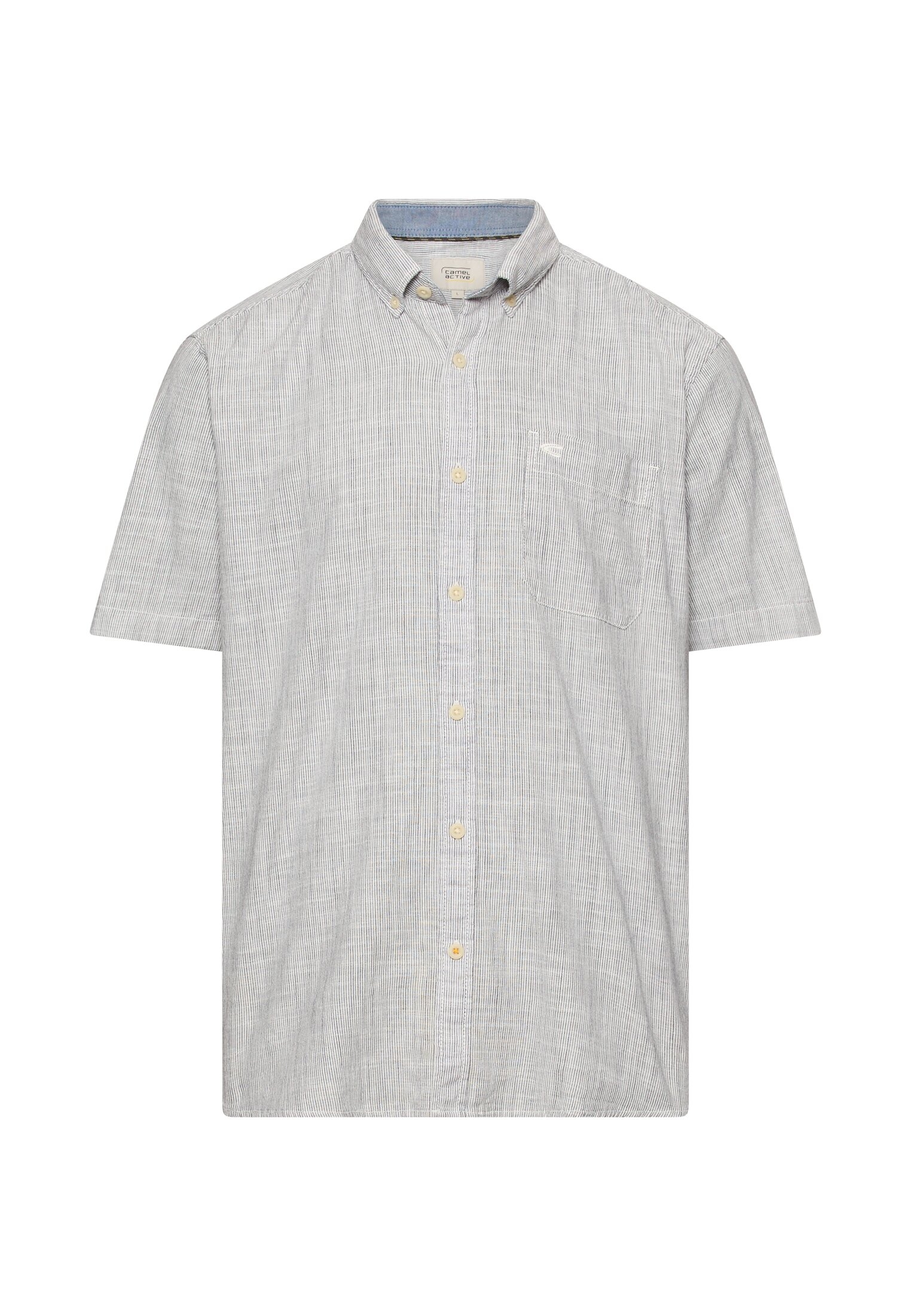 camel active Chemise à manches courtes avec col boutonné