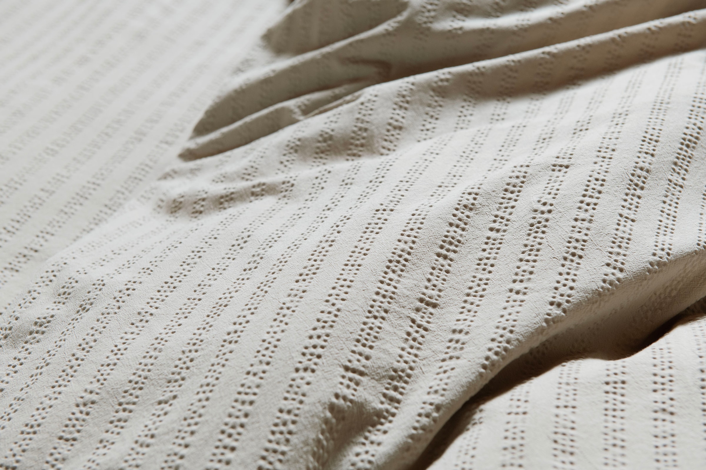 Journey Living Housse de couette »Kemeri, Bio-Baumwoll-Seersucker« Gewaschen