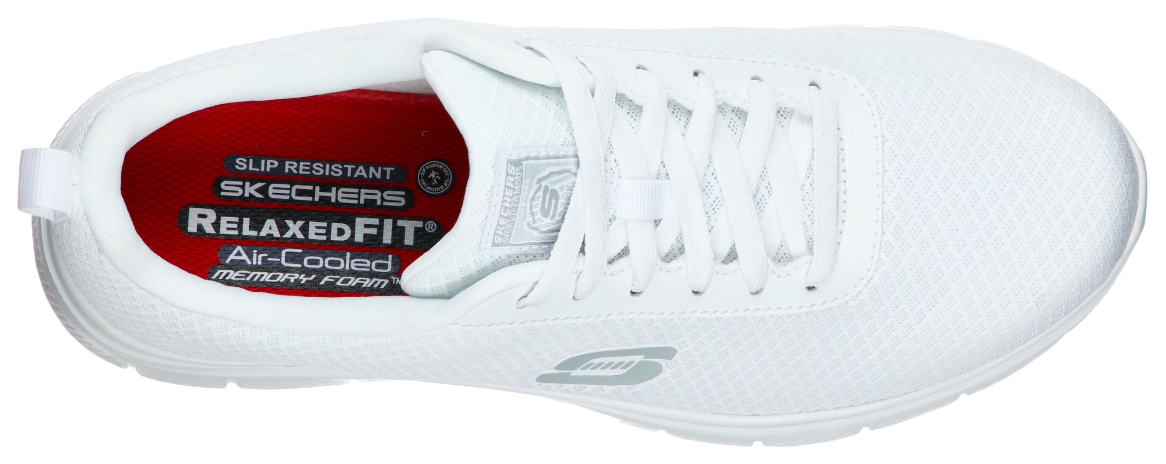 Skechers Chaussure professionnelle  Schnürschuh für Gastronomie,Pflege mit gepolsterter Innensohle