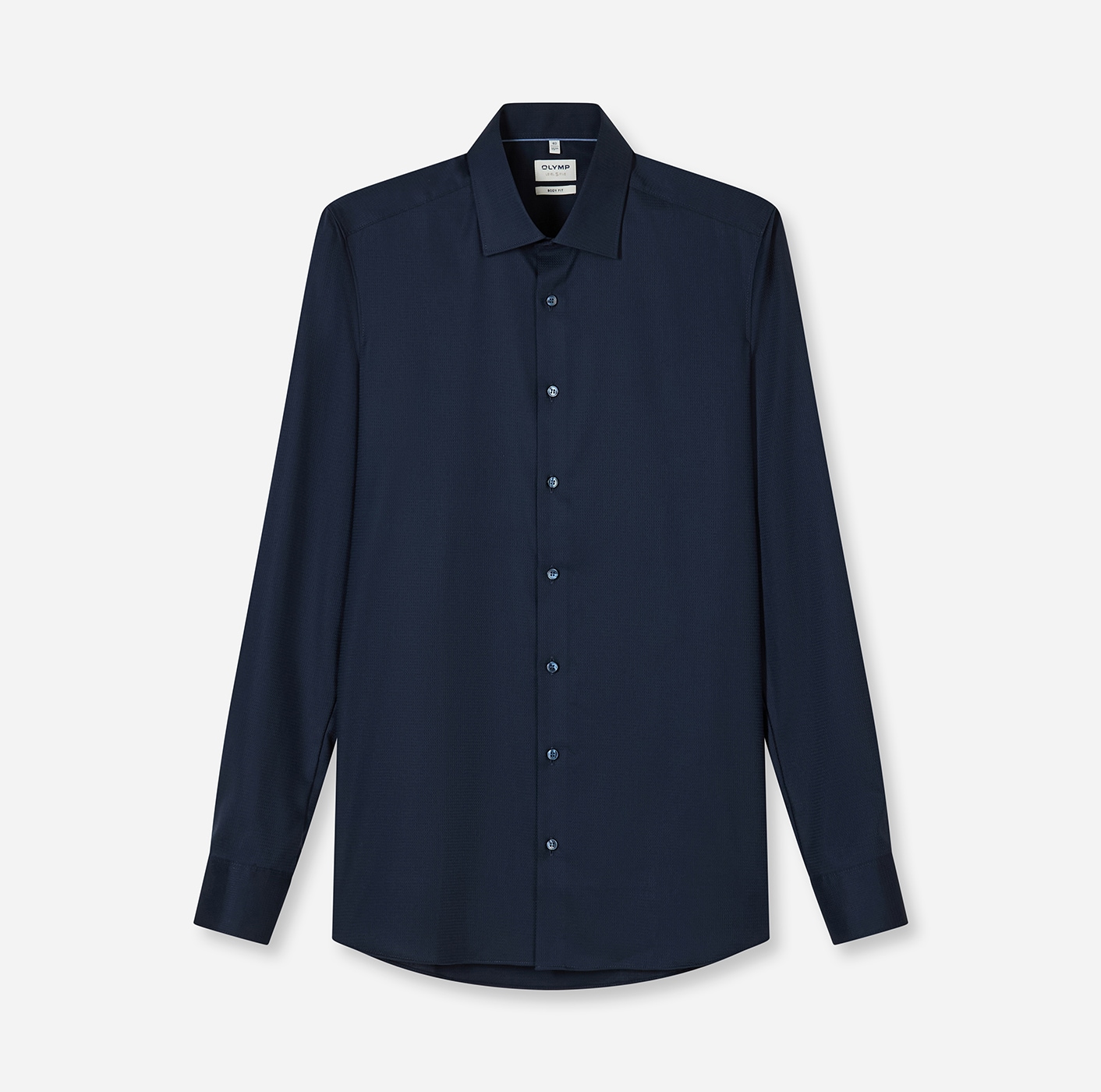 OLYMP Chemise à manches longues »Level Five« Under-Button-down-Kragen, Businesshemd, body fit, fein strukturiert