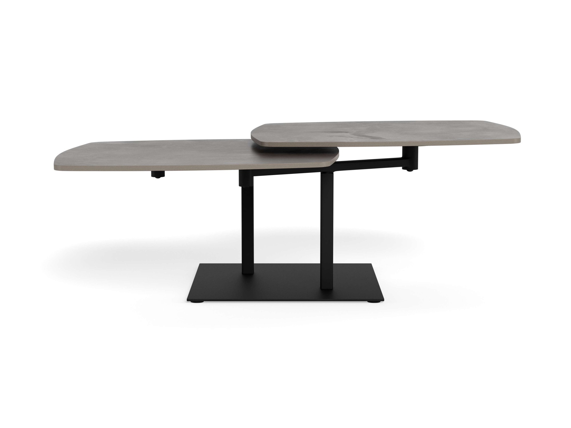 ACTONA GROUP Table basse »Carballo« table, grise, rotation,122x70x40cm
