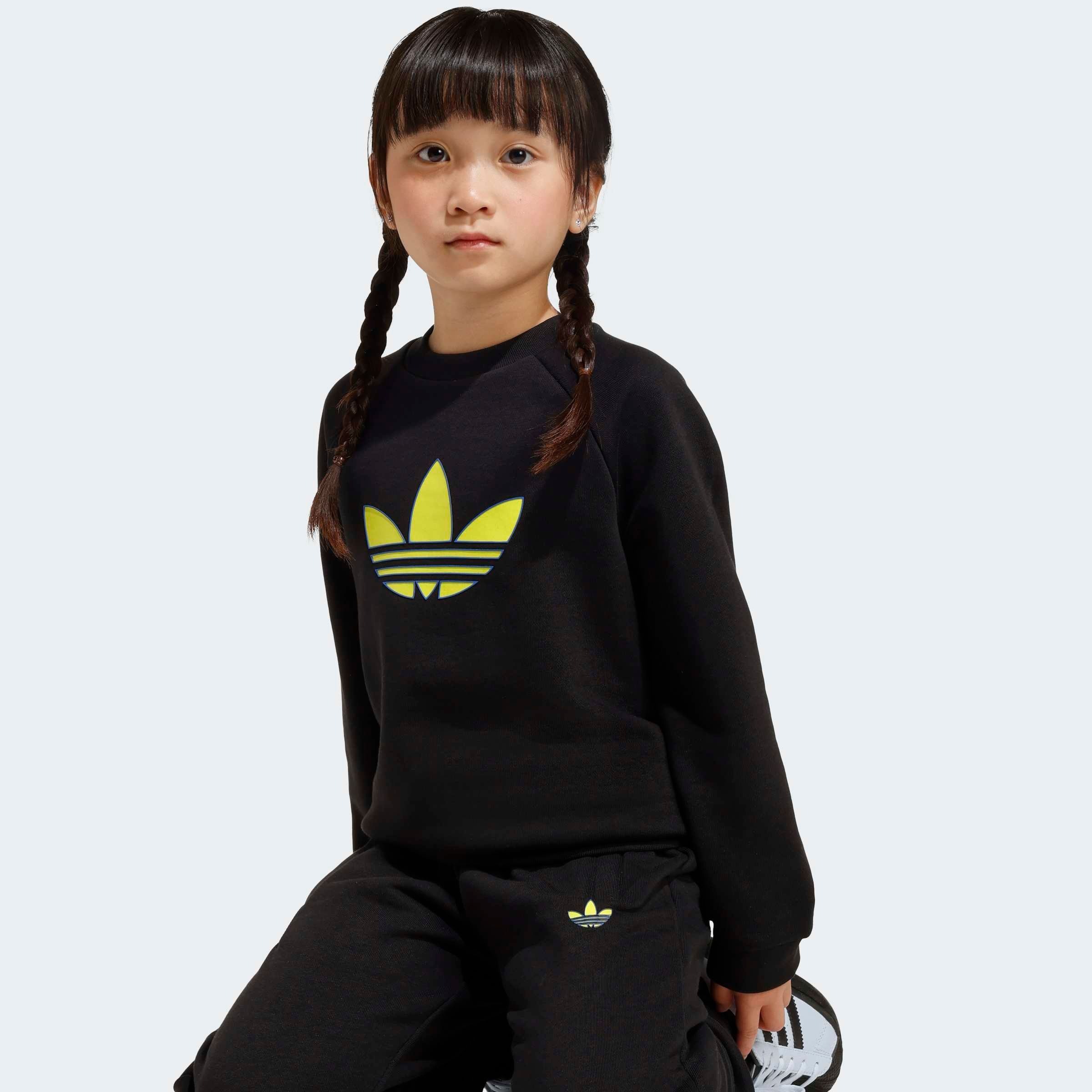 adidas Originals Combinaison d'entraînement »TREFOIL SET MIT RUNDHALSAUSSCHNITT, LOCKER GESCHNITTEN« 2 pièces