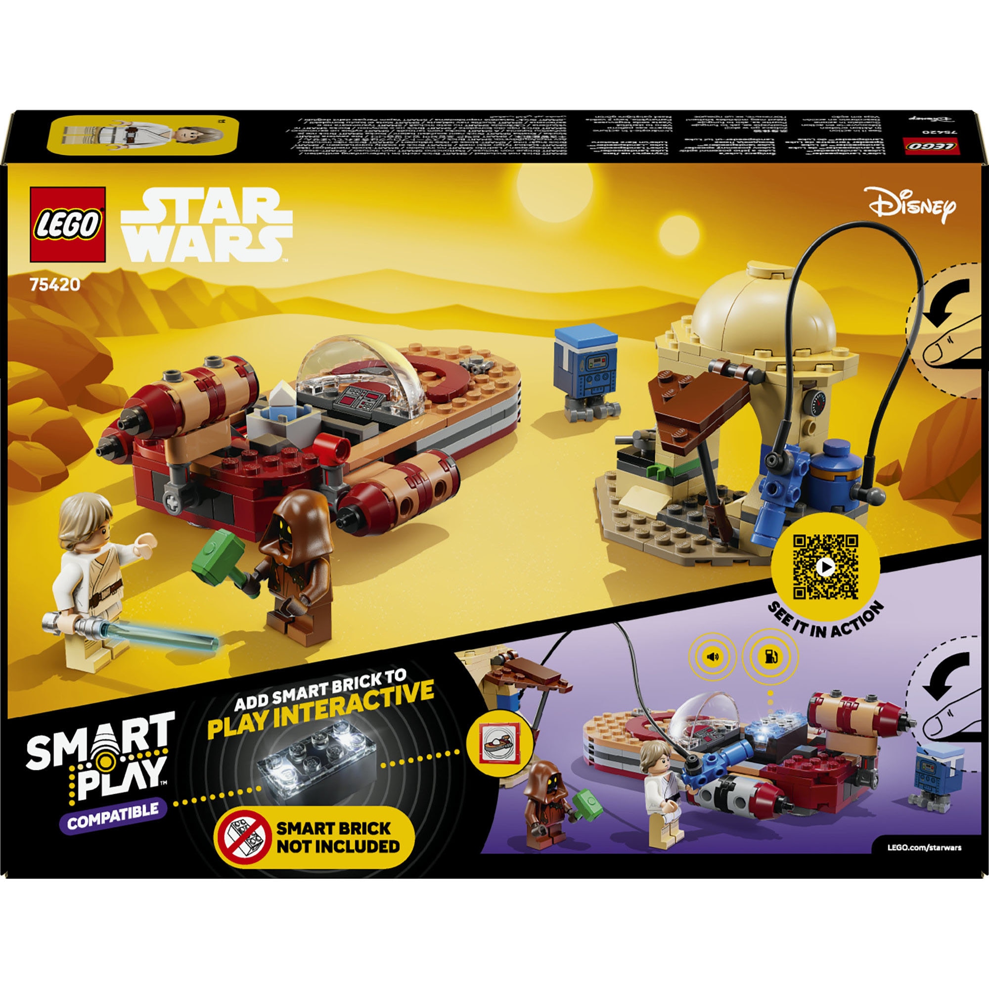 LEGO® Pions de construction »SMART Play: Lukes Landspeeder (75420), LEGO Star Wars ™« Mit SMART Brick kombatibel (nicht im Lieferumfang enthalten)