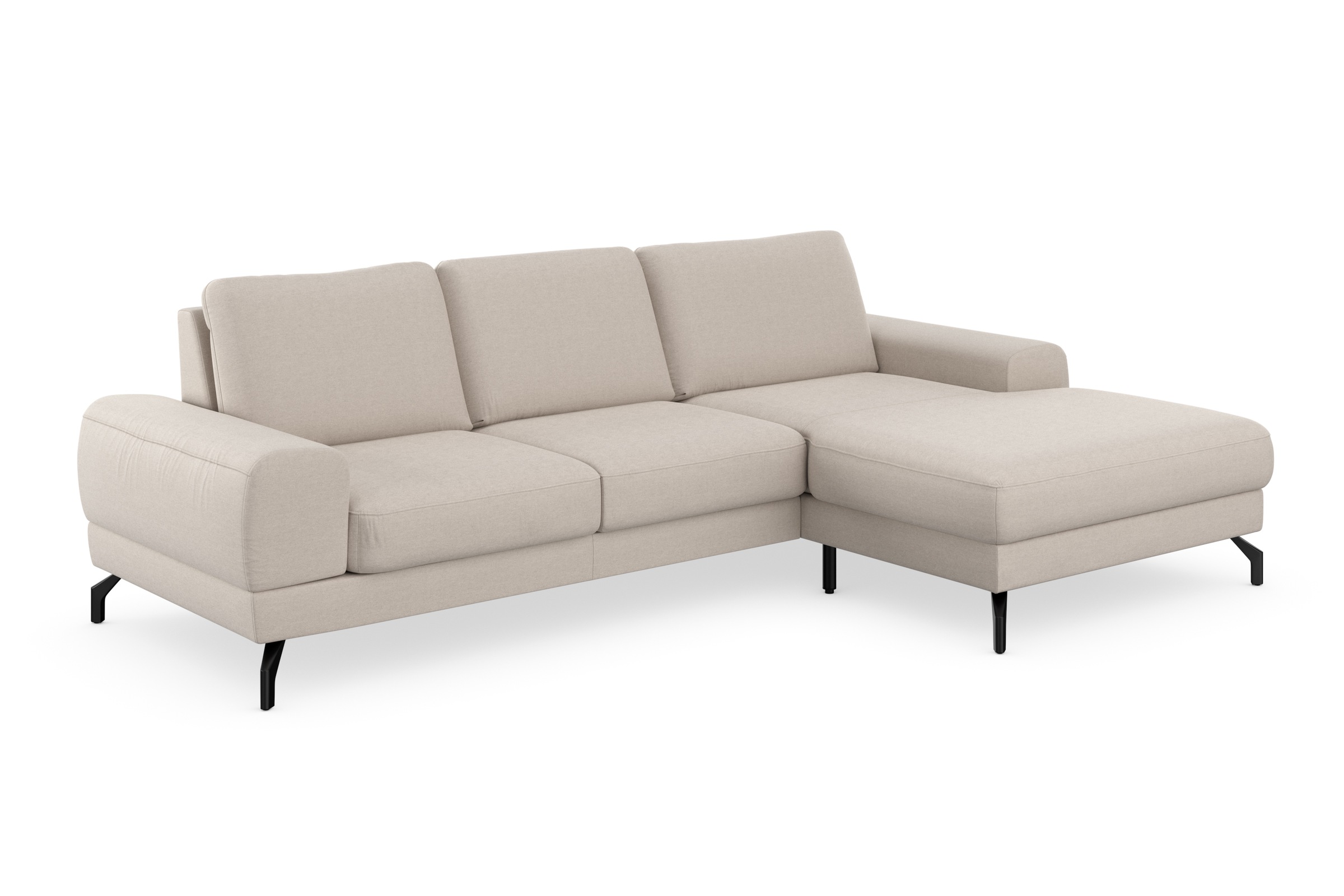 sit&more Ecksofa »Cinturo L-Form« inklusive Sitztiefenverstellung und Federkern, Sitzhöhe 45 cm