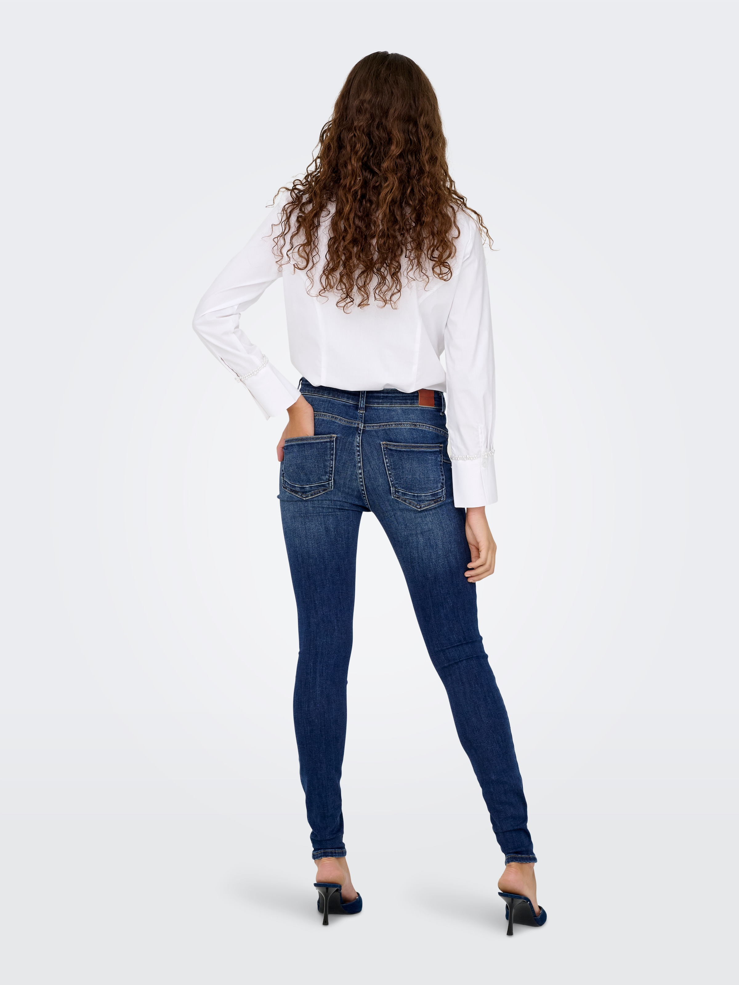 ONLY Jeans skinny »ONLLULU HW SKINNY PUSH UP MAS090 BF DNM«