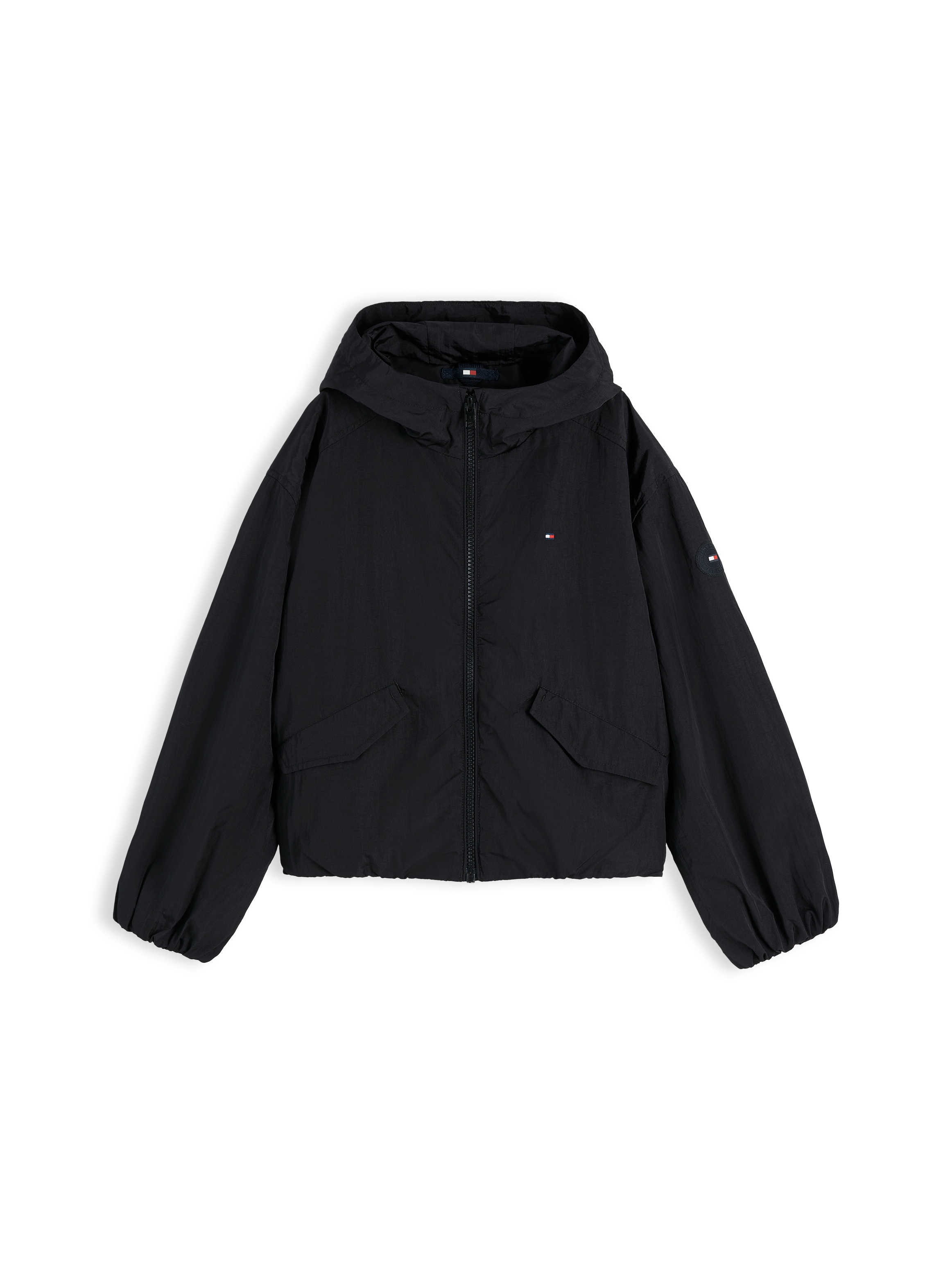 Tommy Hilfiger Outdoorjacke Regular Fit, Kinder bis 16 Jahre, grosser Rückendruck