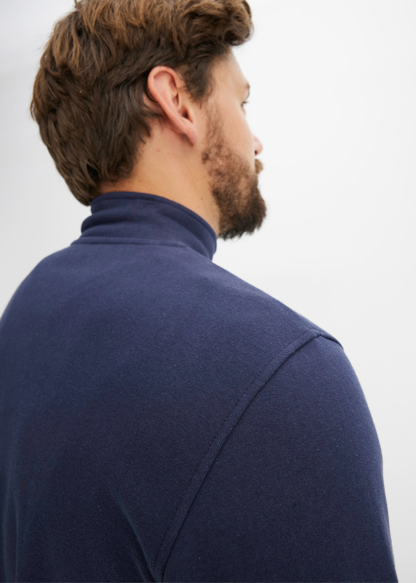 bonprix Sweatshirt »Sweatshirt mit Troyerkragen«, Sweatshirt mit Troyerkragen
