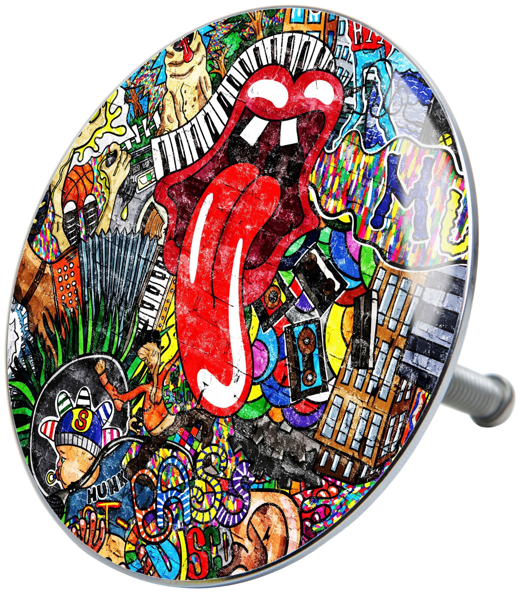 Sanilo Set d'accessoires de salle de bain »Graffiti«