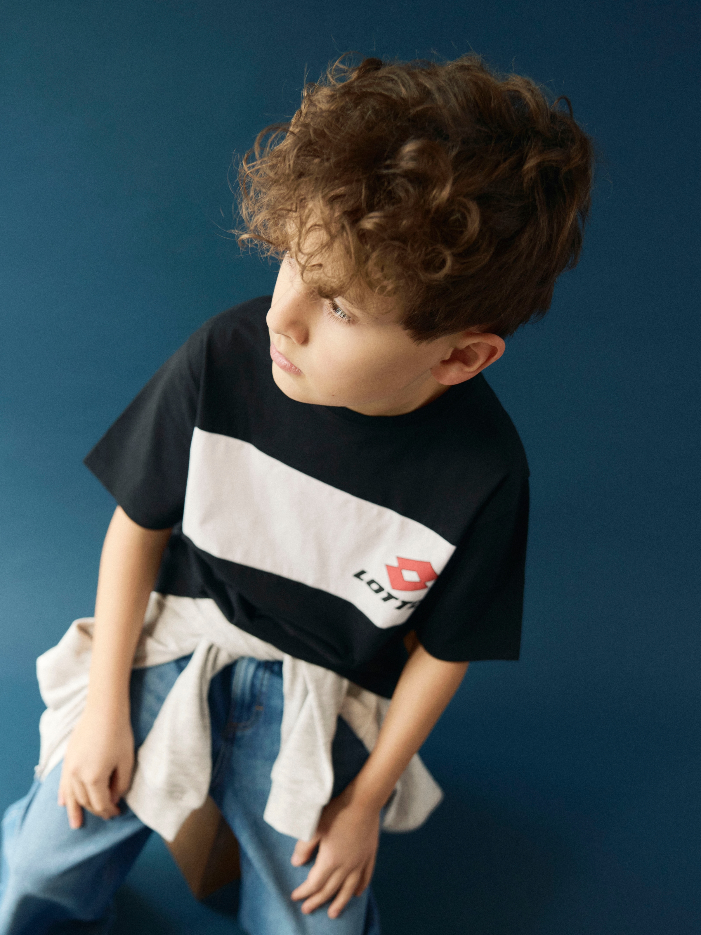 Name It Shirt à col rond »NKNJAKOB LOTTO SS NREG TOP LNOOS VDE« Coton, coupe normale