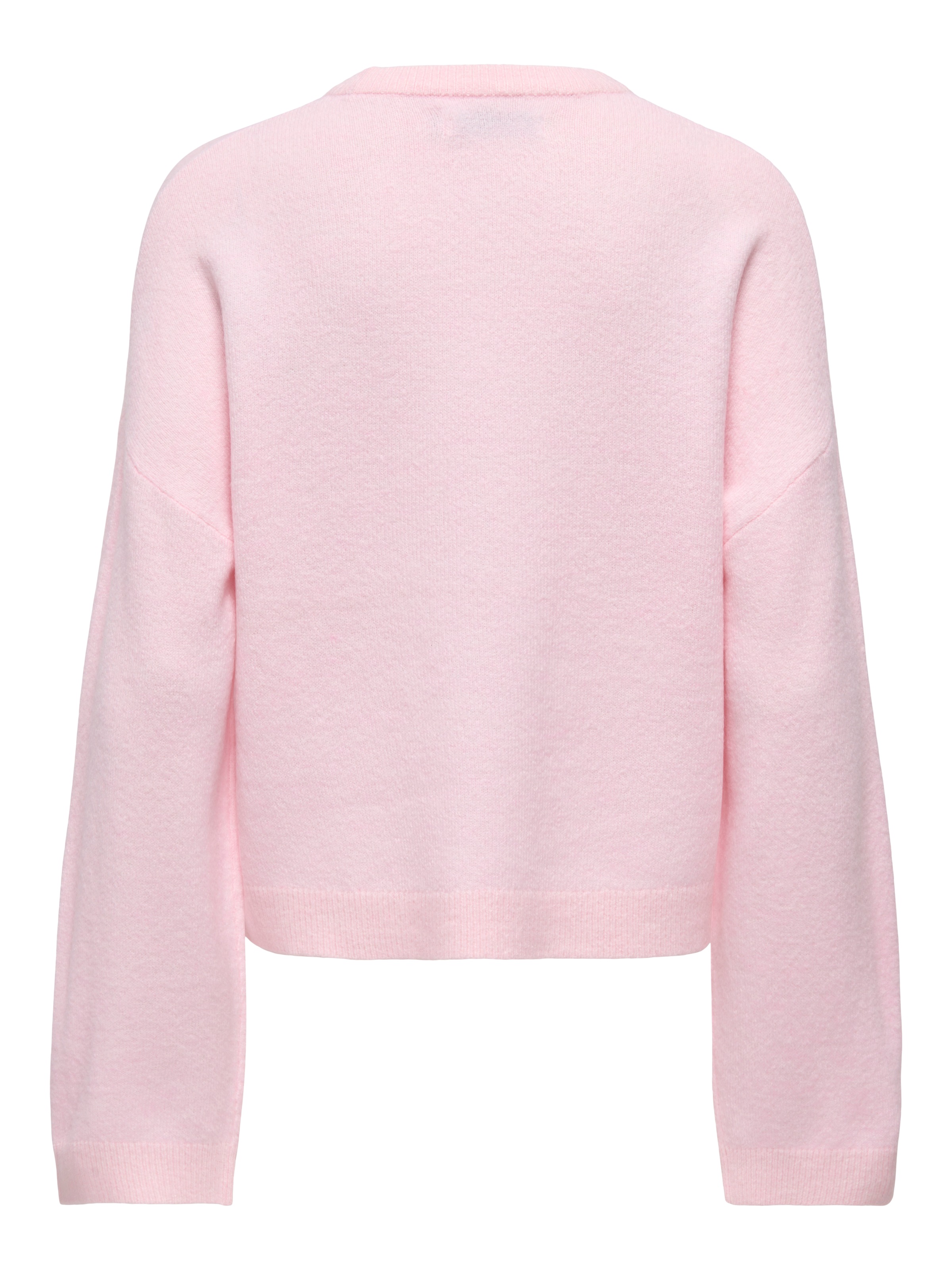 ONLY Rundhalspullover »ONLSIMONI L/S O-NECK PULLOVER KNT NOOS« Materialmix, regular fit