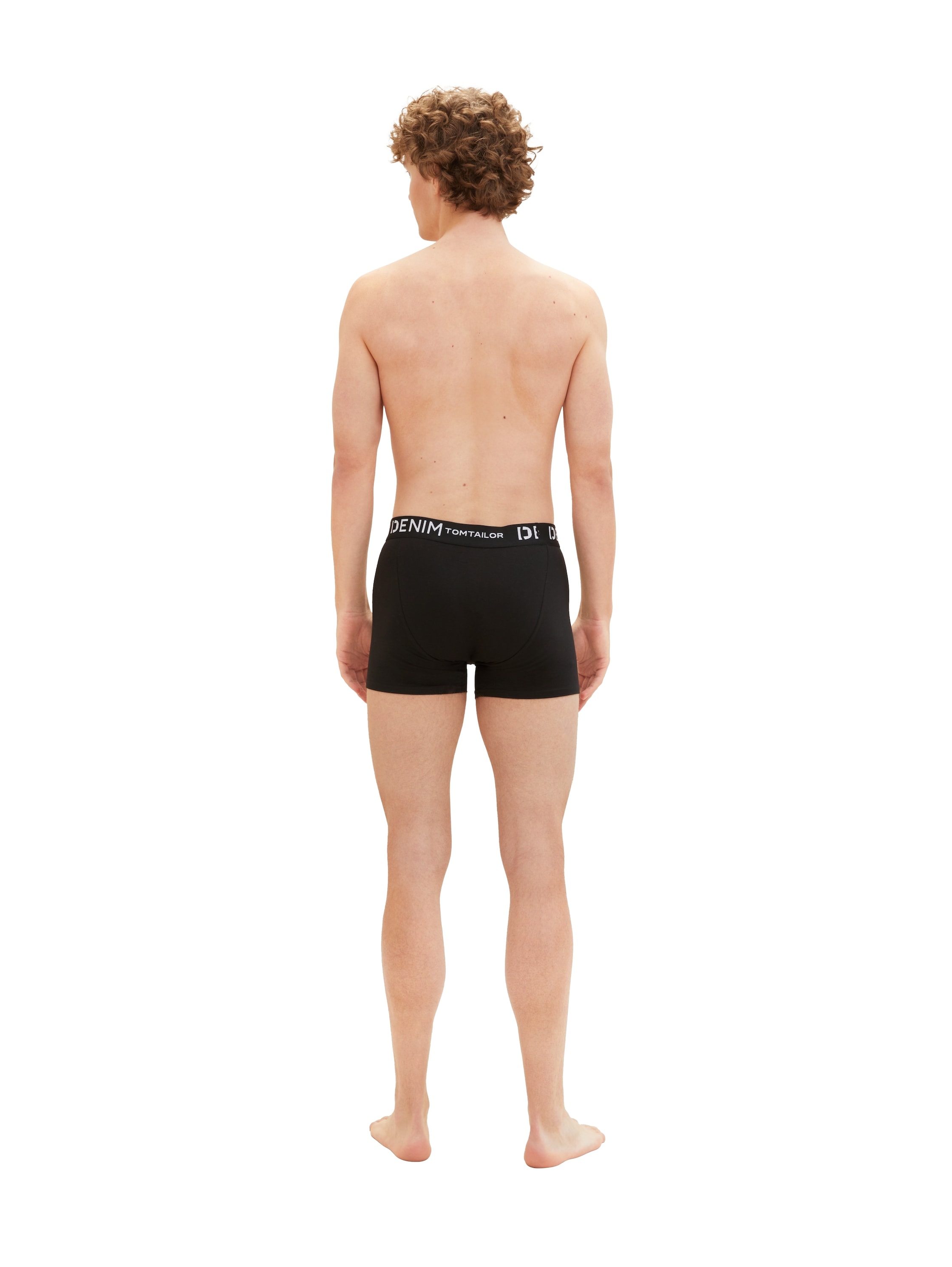 TOM TAILOR Denim Boxers Packung, 3 cuis mit Logo-Stretchbund