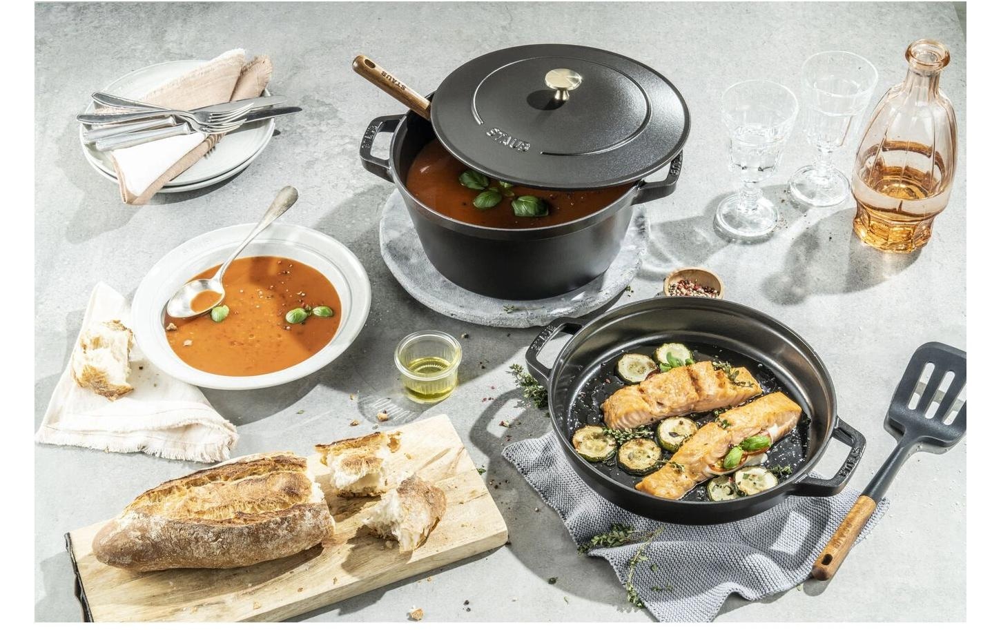 STAUB Set de casseroles »Cocotte 3-teilig, 24 cm, 6,1 l«