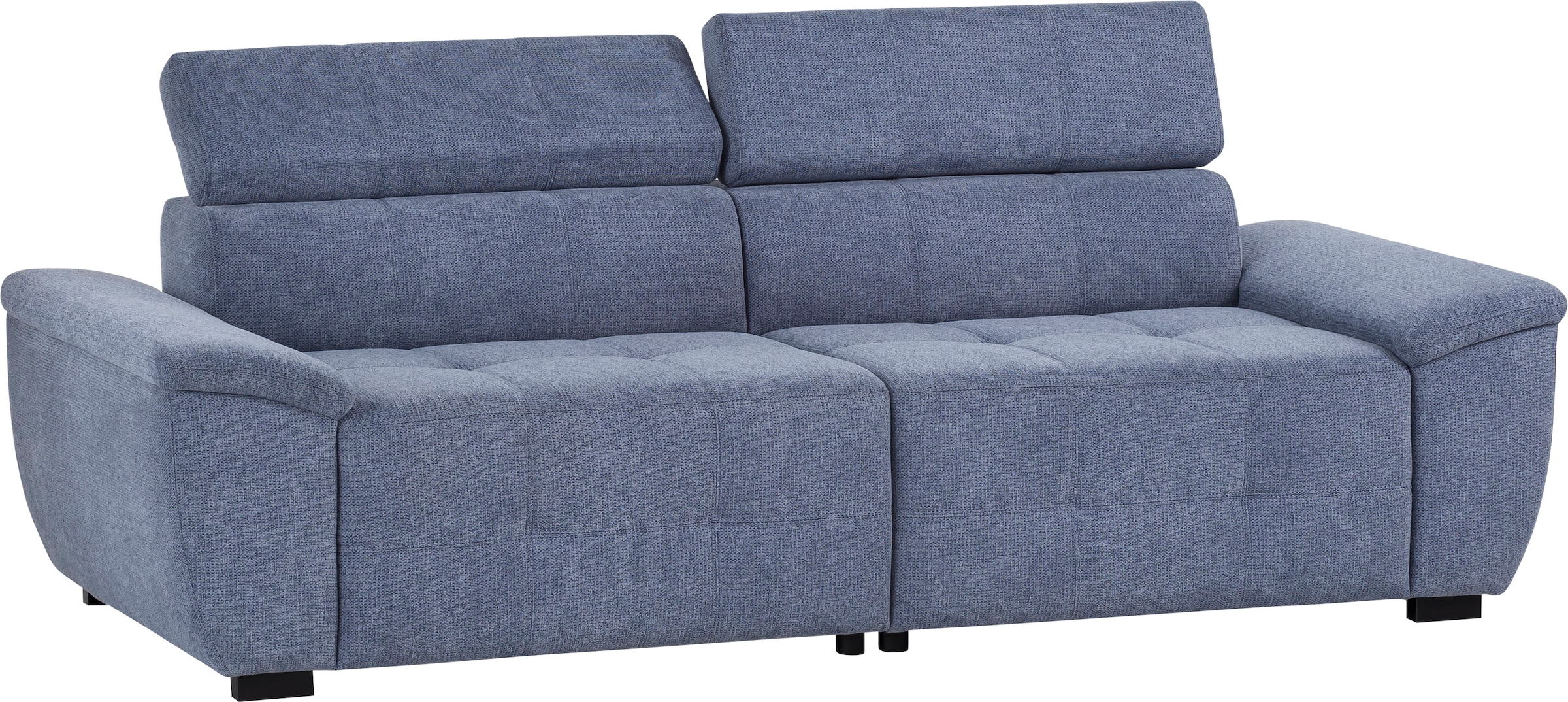 exxpo - sofa fashion Canapé Big »Exxpo MAVERICK, weicher Bezugstoff, hoher Sitzkomfort« inkl. verstellbare Kopfstützen, aufwendige Detailverarbeitung