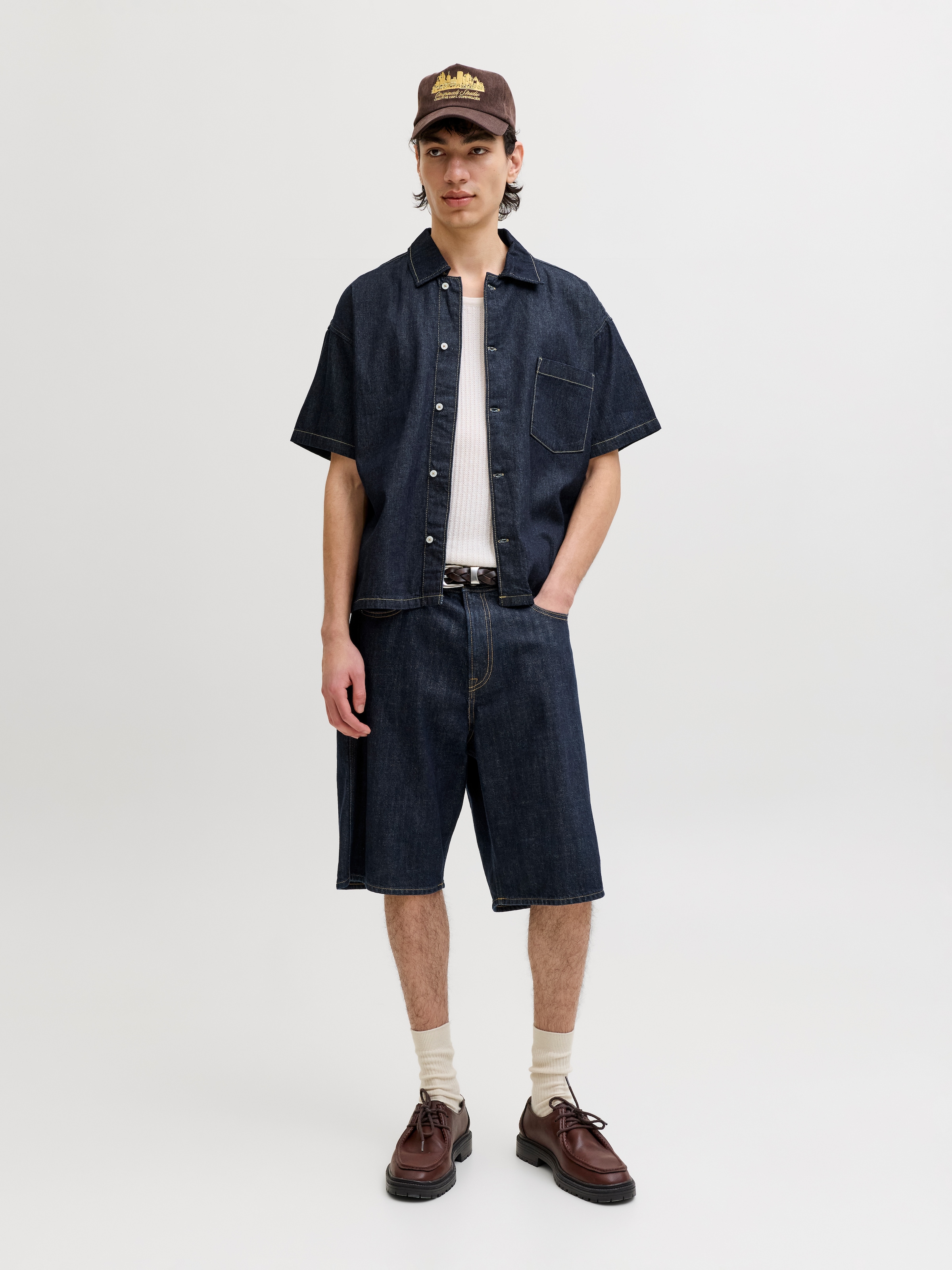 Jack & Jones Pantalon 3/4 »JJIALEX JJNORREBRO SHORTS SQ 400«  style Five-Pocket