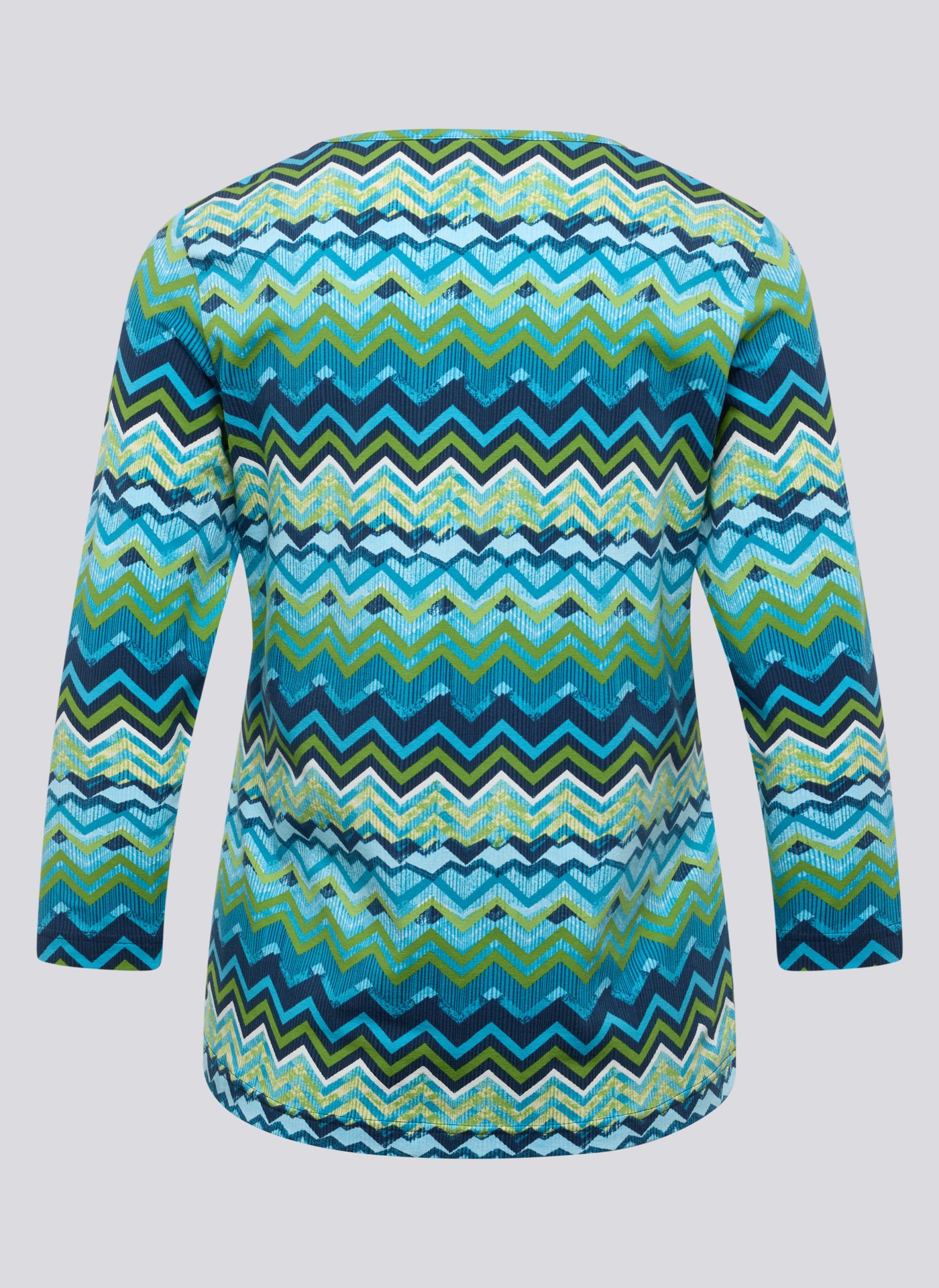 Rabe T-shirt à manches 3/4 mit grafischem Muster