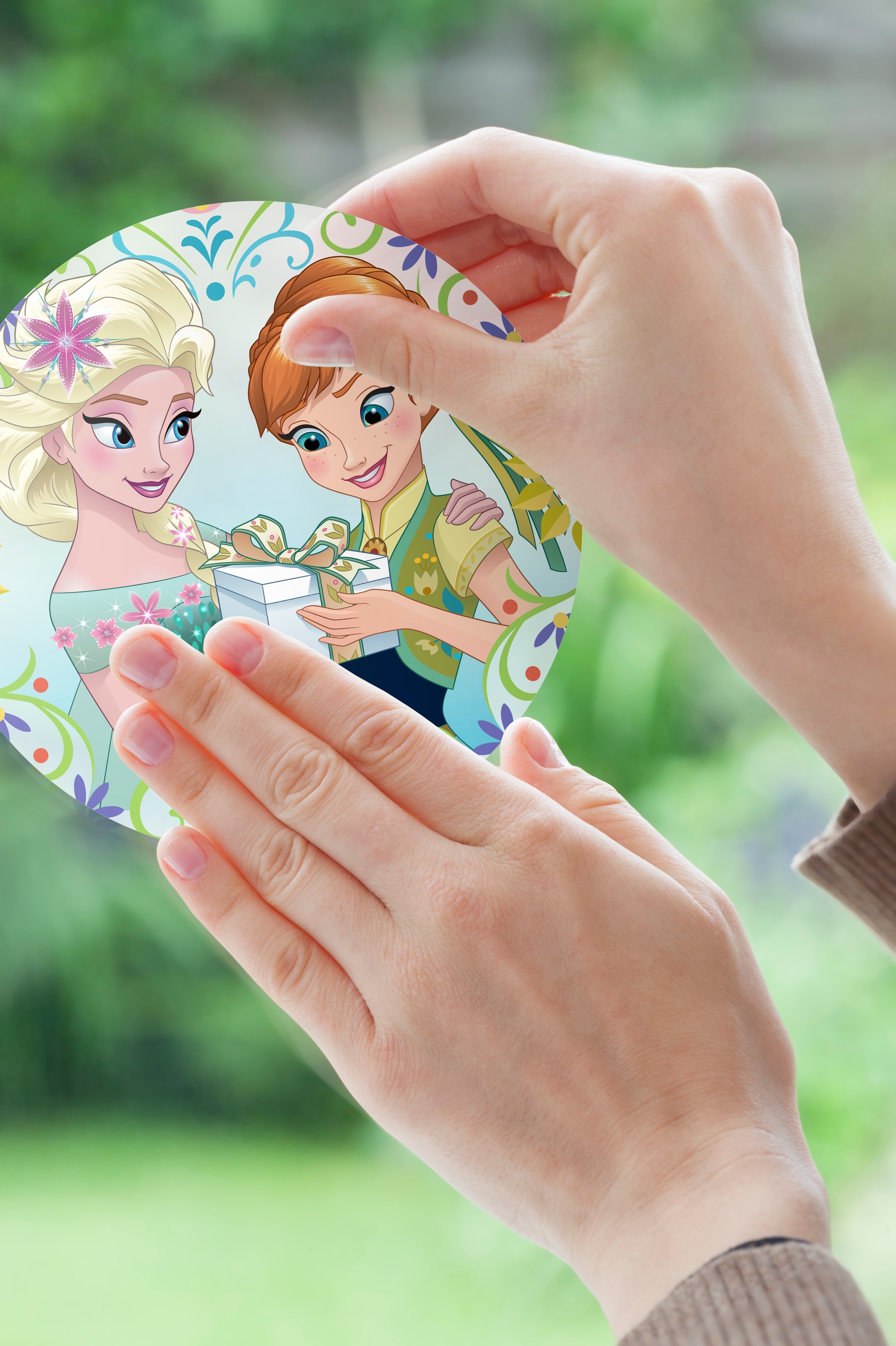 Komar Tableau de fenêtre »Fenstersticker - Frozen Springday - Grösse 30 x 30 cm« 30 x 30 cm, 2 Bogen