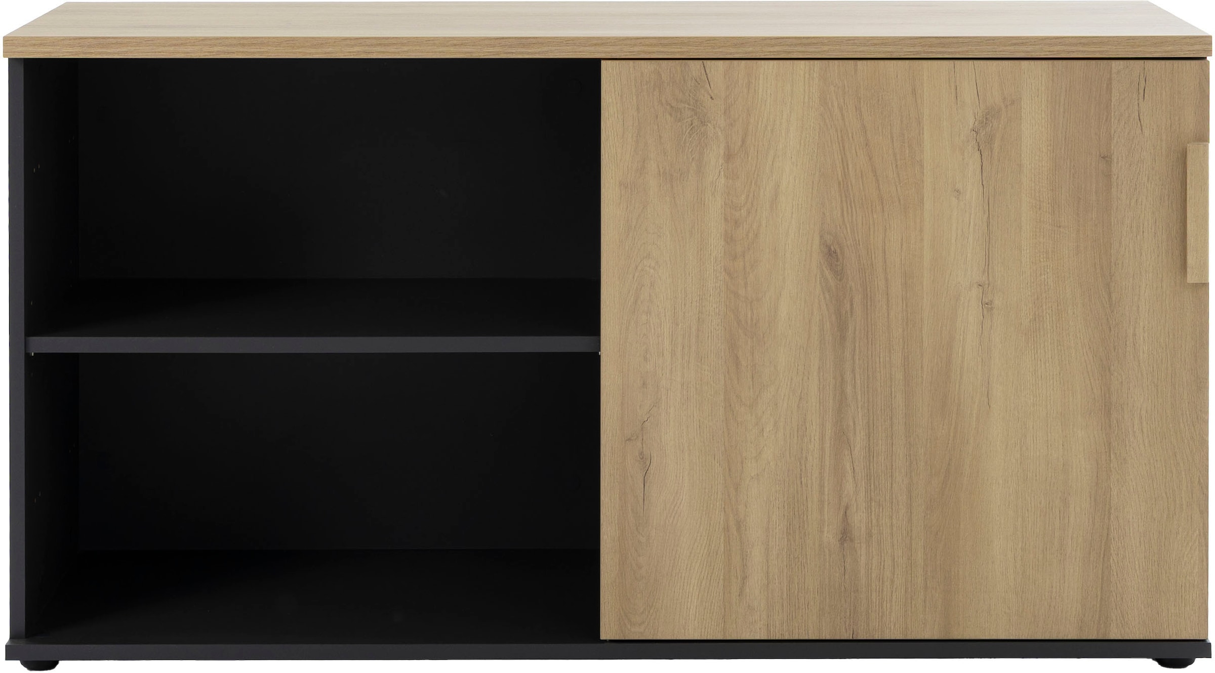 Gami Lowboard »ITALIC« Elegante Credenza, freistehend oder als Schreibtischrücklauf nutzbar